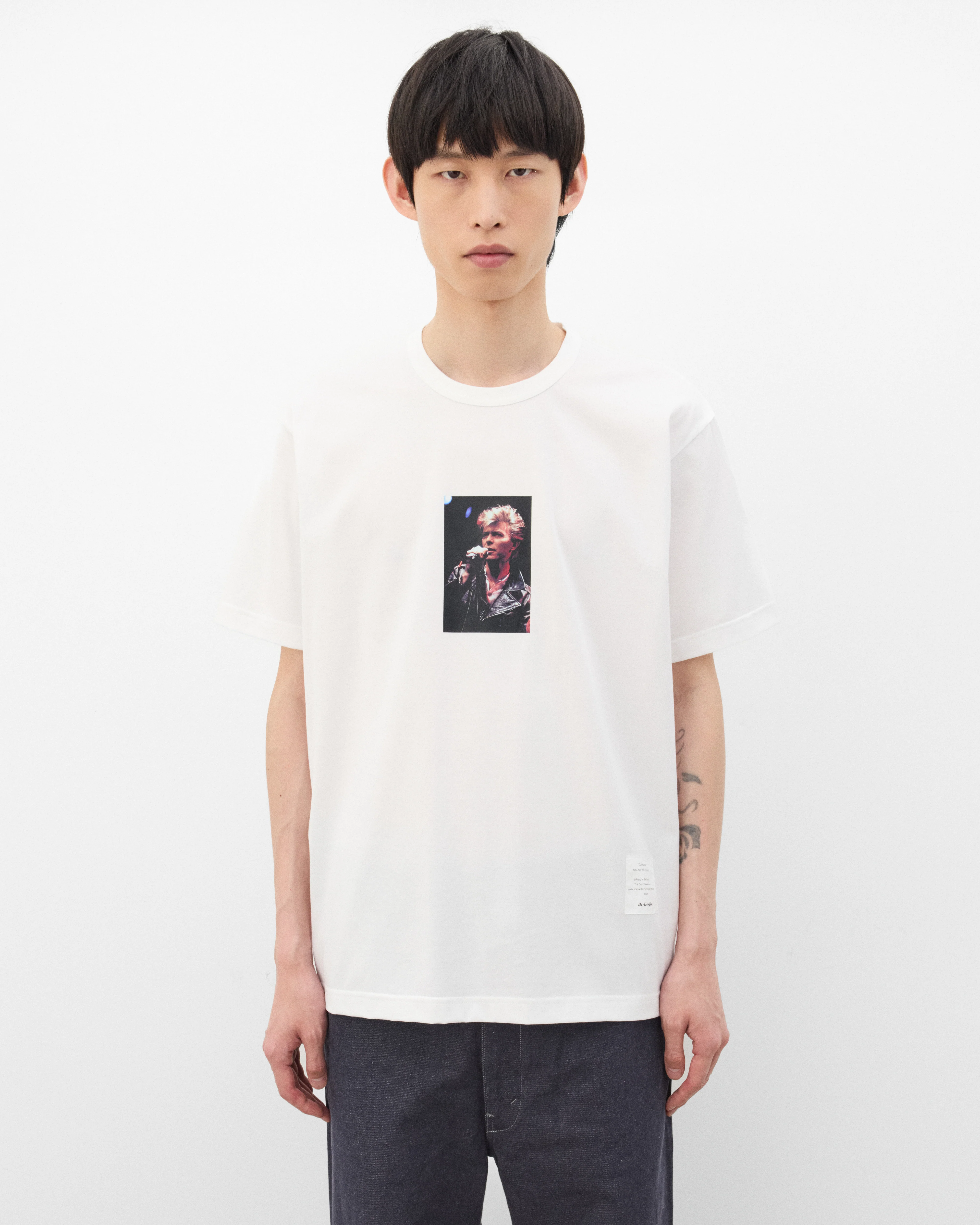 EYE Junya Watanabe Man - Men's BerBerJin David Bowie T-Shirt - (White) - Image 3