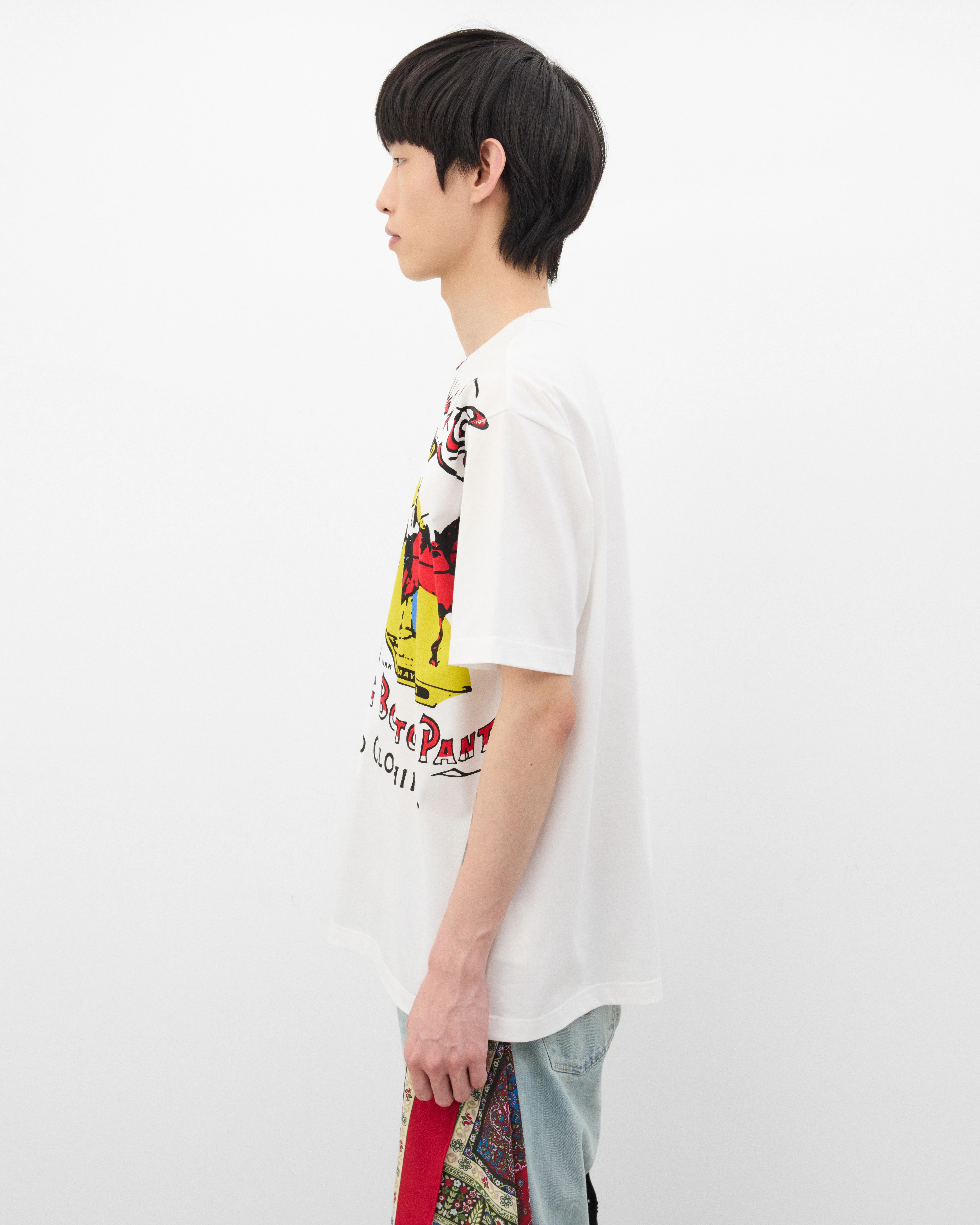 EYE Junya Watanabe Man - Men's Levi's T-Shirt - (White) - Image 4