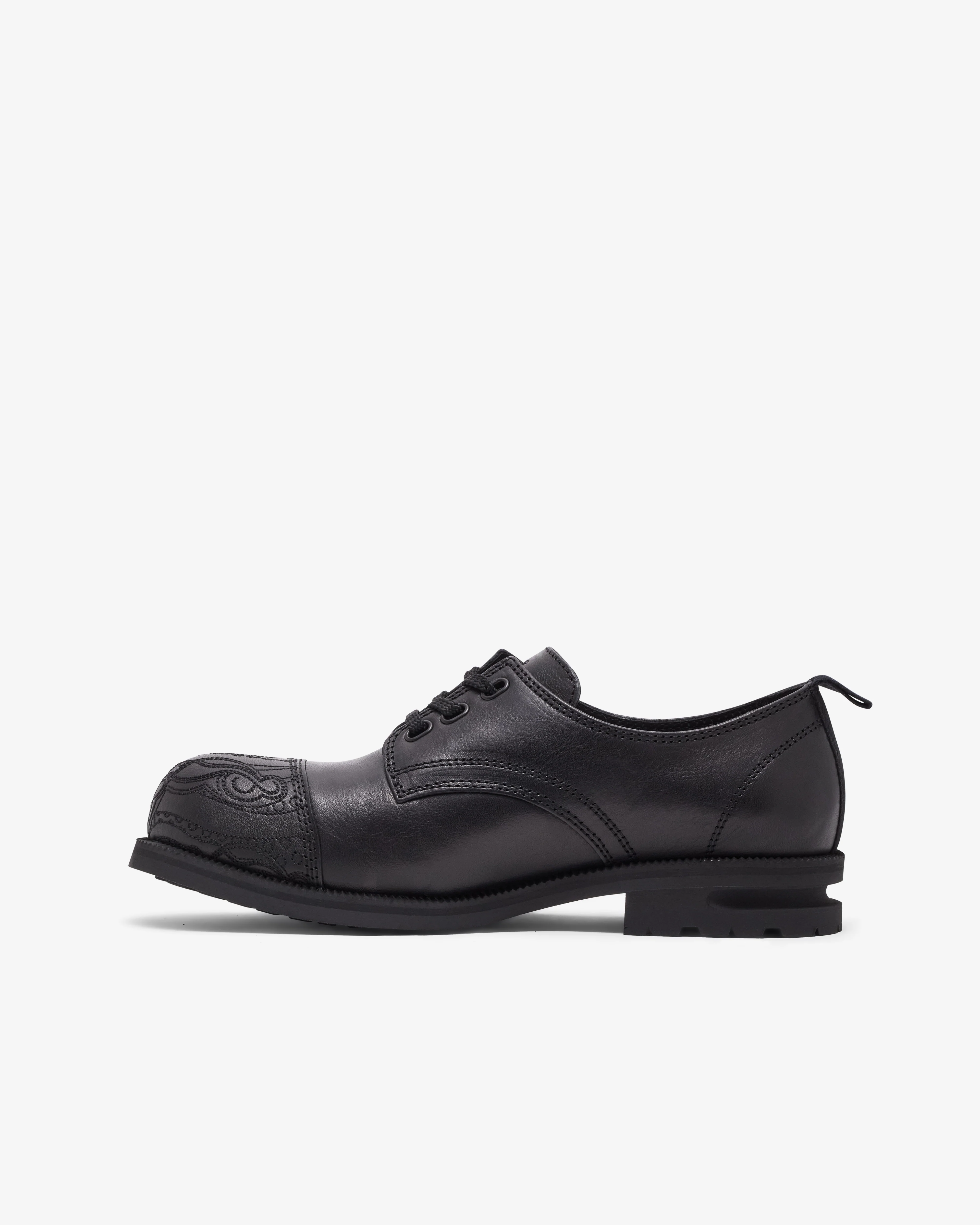 Kiko Kostadinov - Men's Atro Lace Ups - (Soot Black) - Image 2