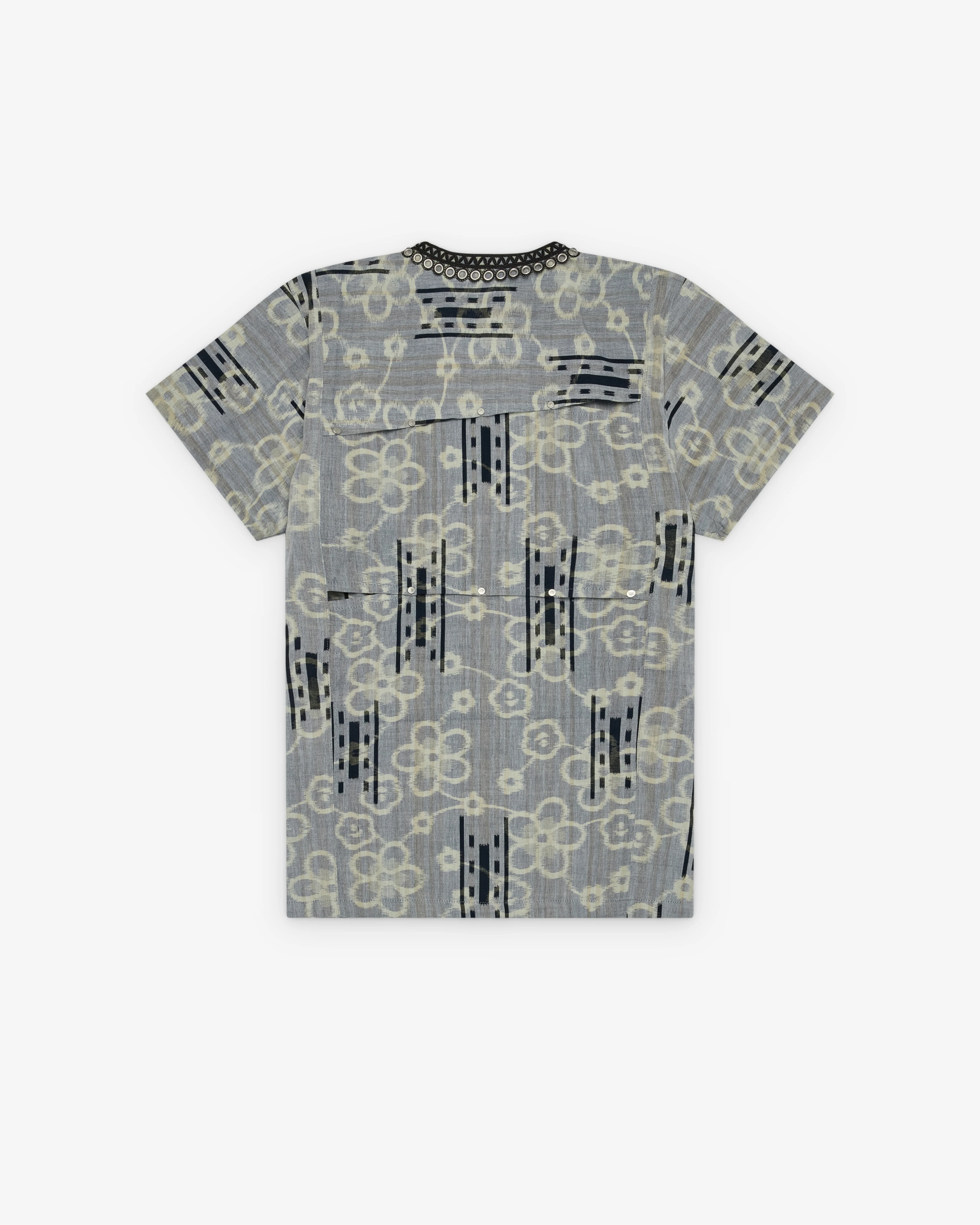 Kiko Kostadinov - Men's Hatha Panelled Shirt - (Lagoon) - Image 2