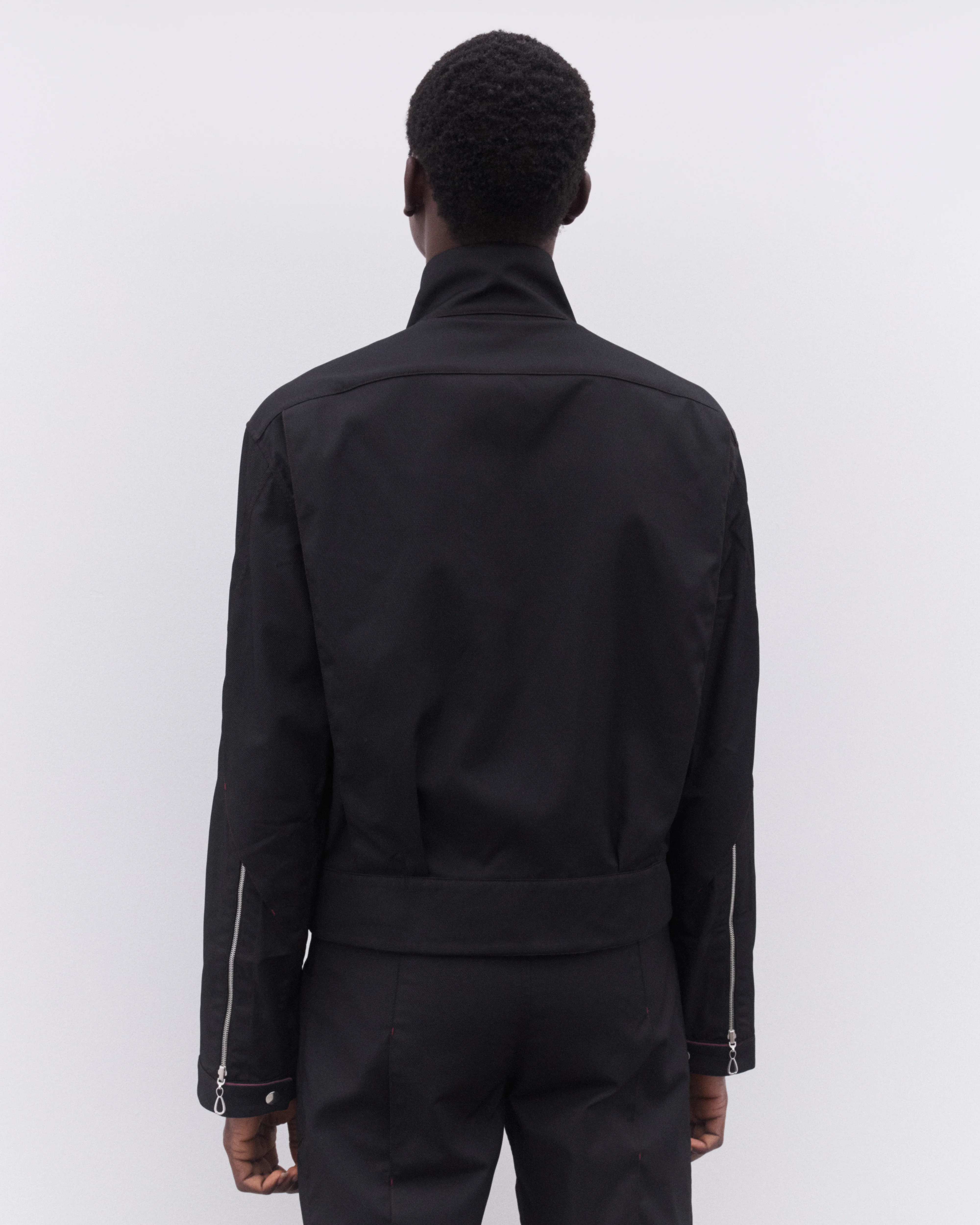 Kiko Kostadinov - Men's Triple Dart Reversible Jacket - (Black) - Image 5