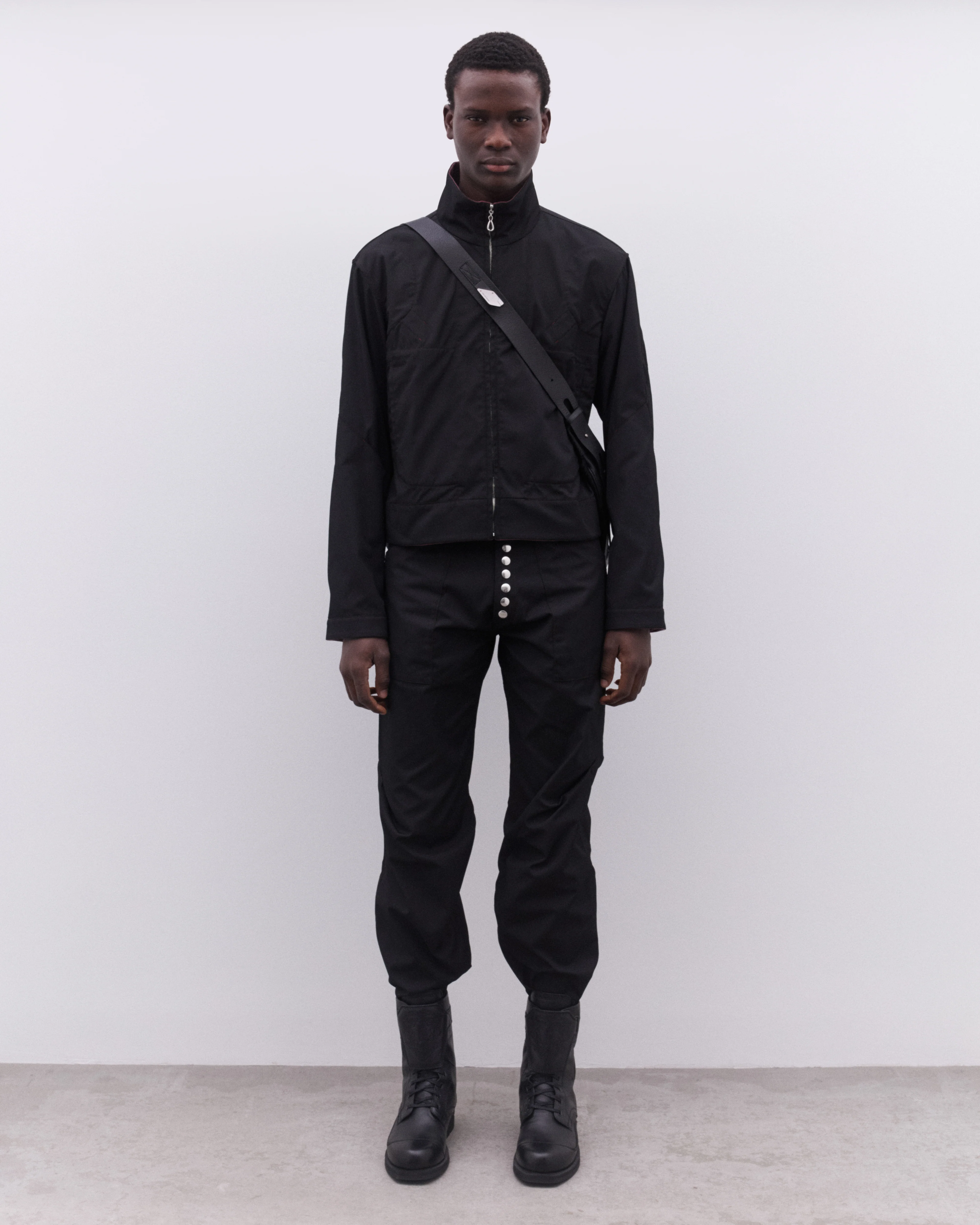 Kiko Kostadinov - Men's Triple Dart Reversible Jacket - (Black) - Image 6