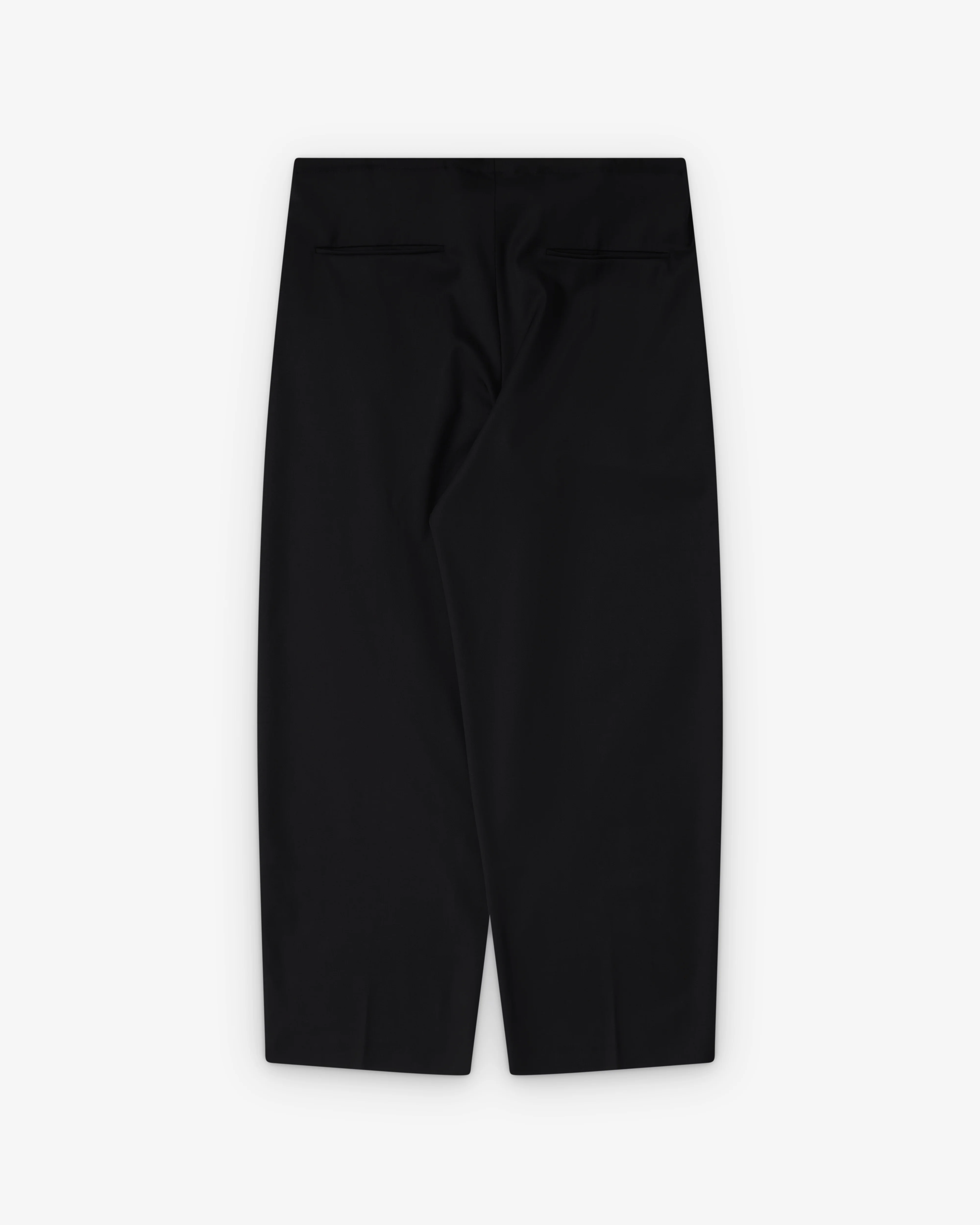 Kiko Kostadinov - Men's Laan Gathered Trousers - (Crow Black) - Image 2