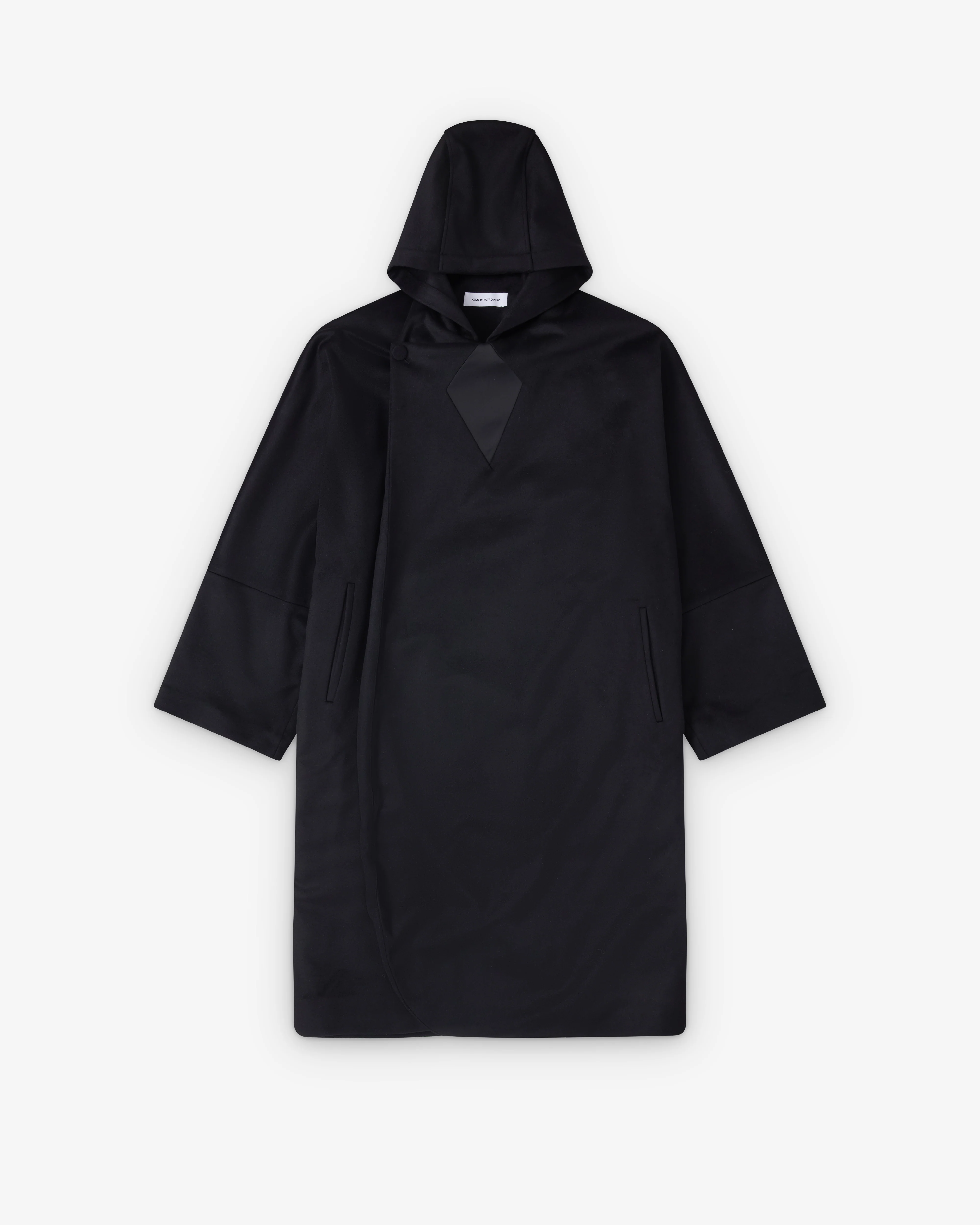 Kiko Kostadinov  - Men's Munno Hooded Coat - (Obsidian)