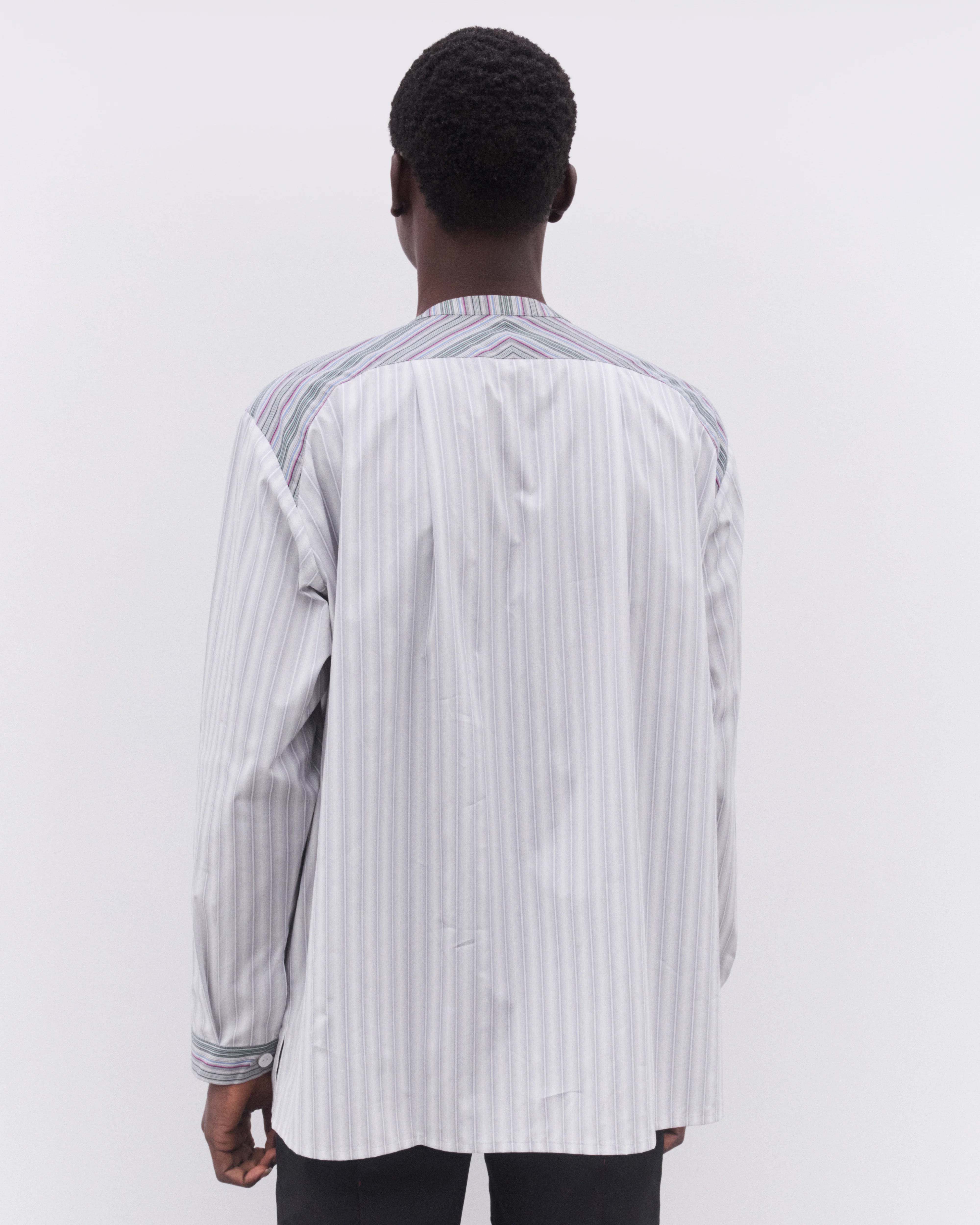 Kiko Kostadinov - Men's Kutch Overshirt - (Grey Wid) - Image 5