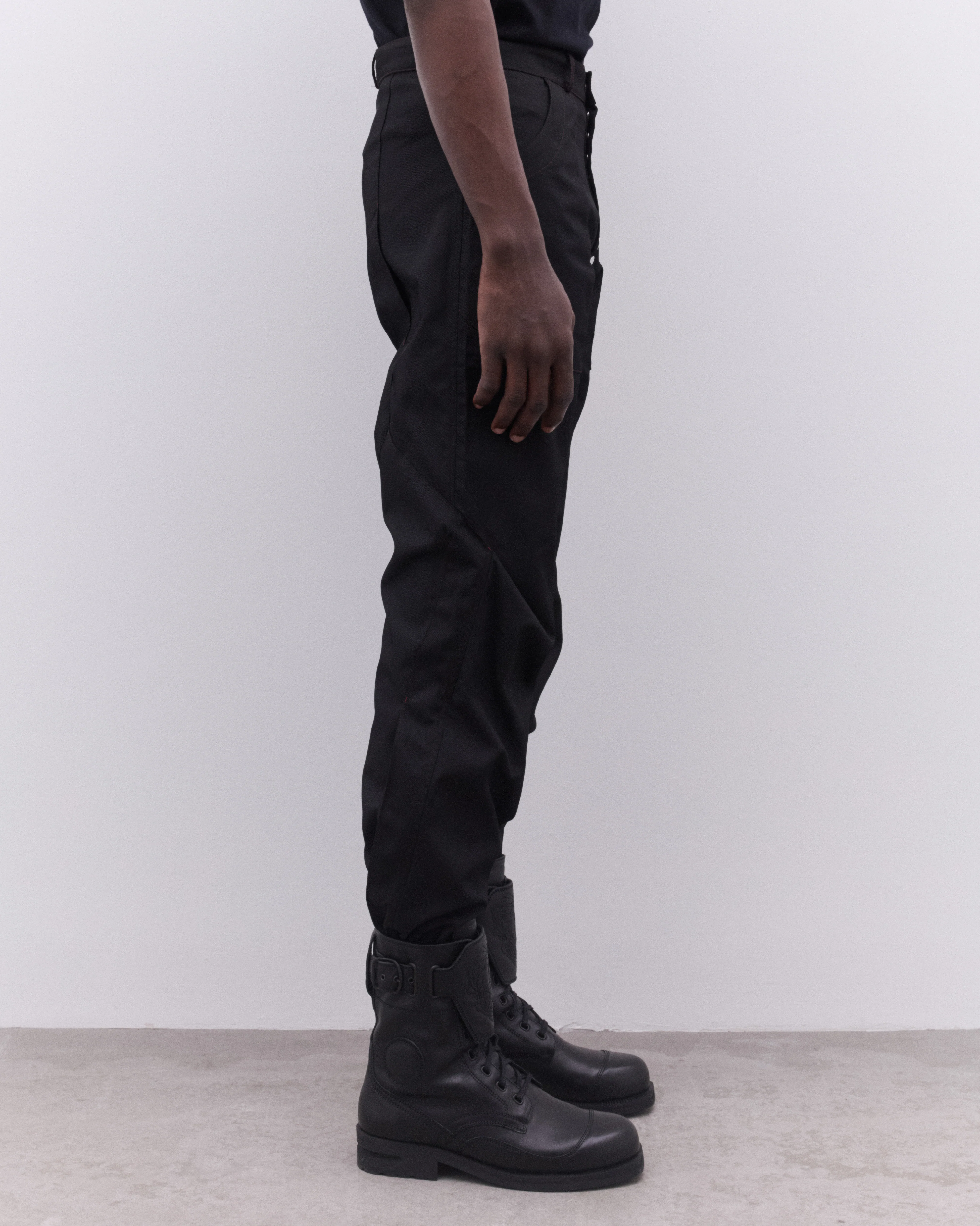 Kiko Kostadinov - Men's Triple Dart Reversible Trousers - (Black) - Image 4