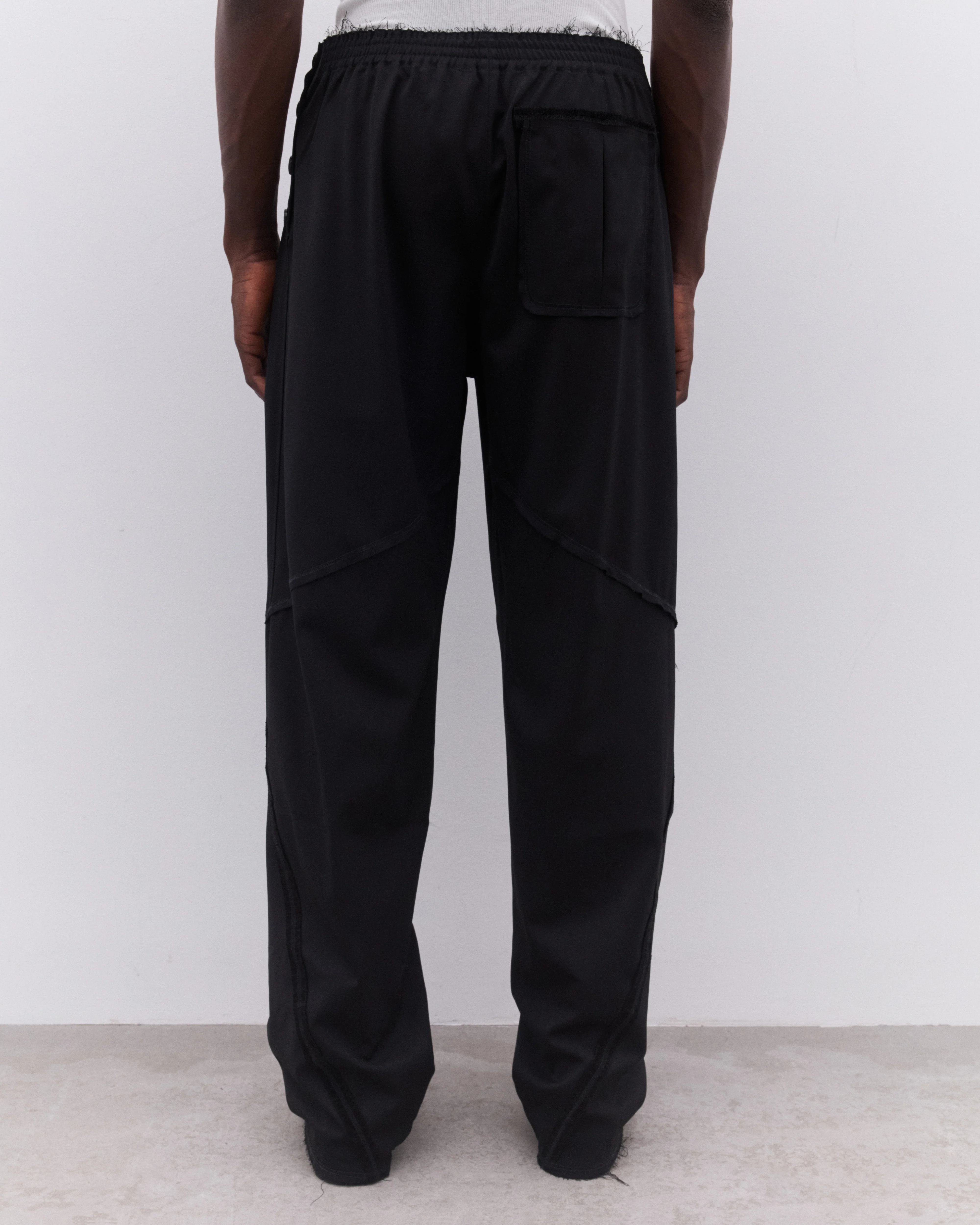 Kiko Kostadinov - Men’s Vig K-Dart Trouser - (Crow Black) - Image 5