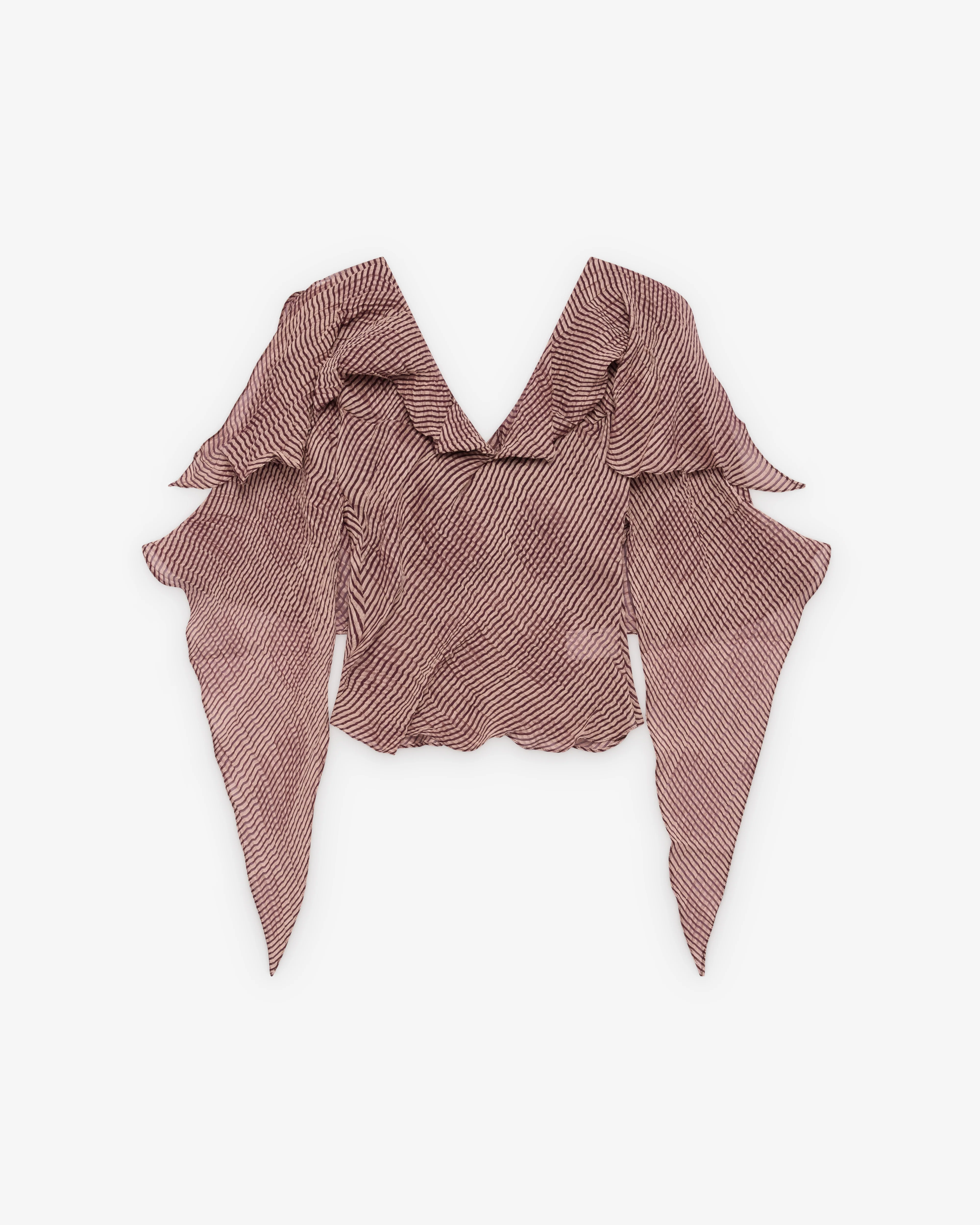 Kiko Kostadinov - Women's Plexus Blouse - (Bordeaux)