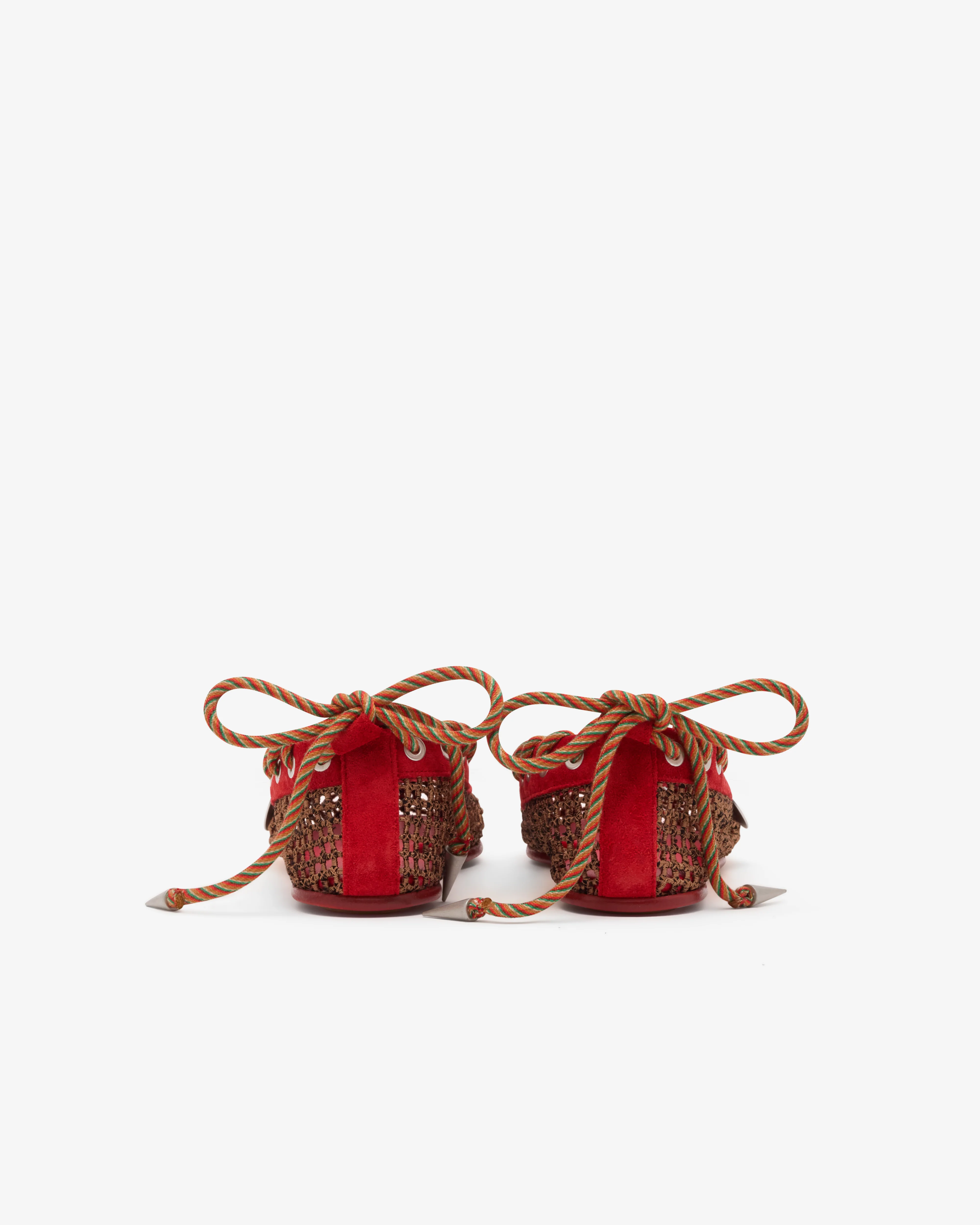 Kiko Kostadinov - Women's Reticella Ballerina - (Red) - Image 4