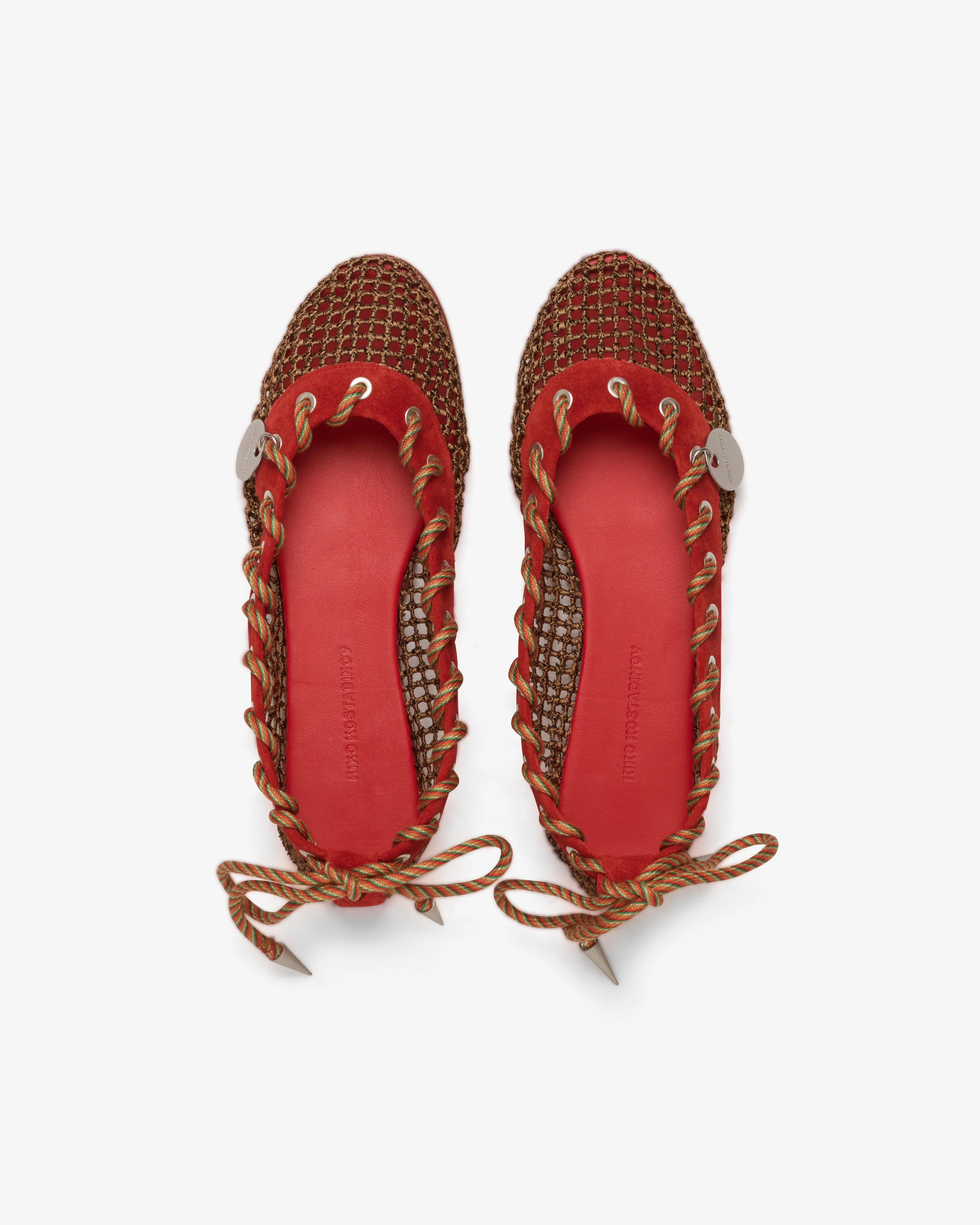 Kiko Kostadinov - Women's Reticella Ballerina - (Red) - Image 5