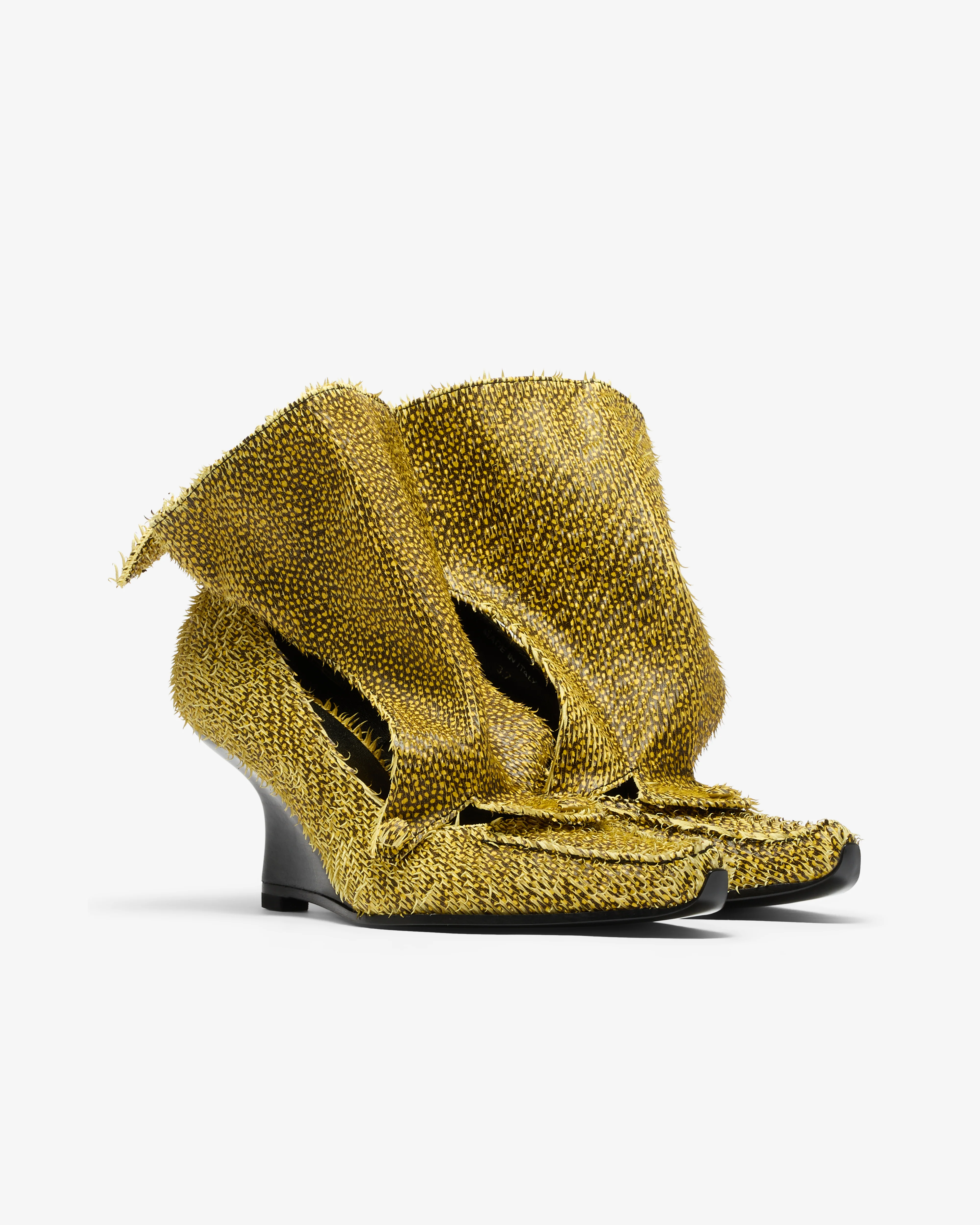 Kiko Kostadinov - Women’s Parker Wedge Point - (Feathered Yellow) - Image 4