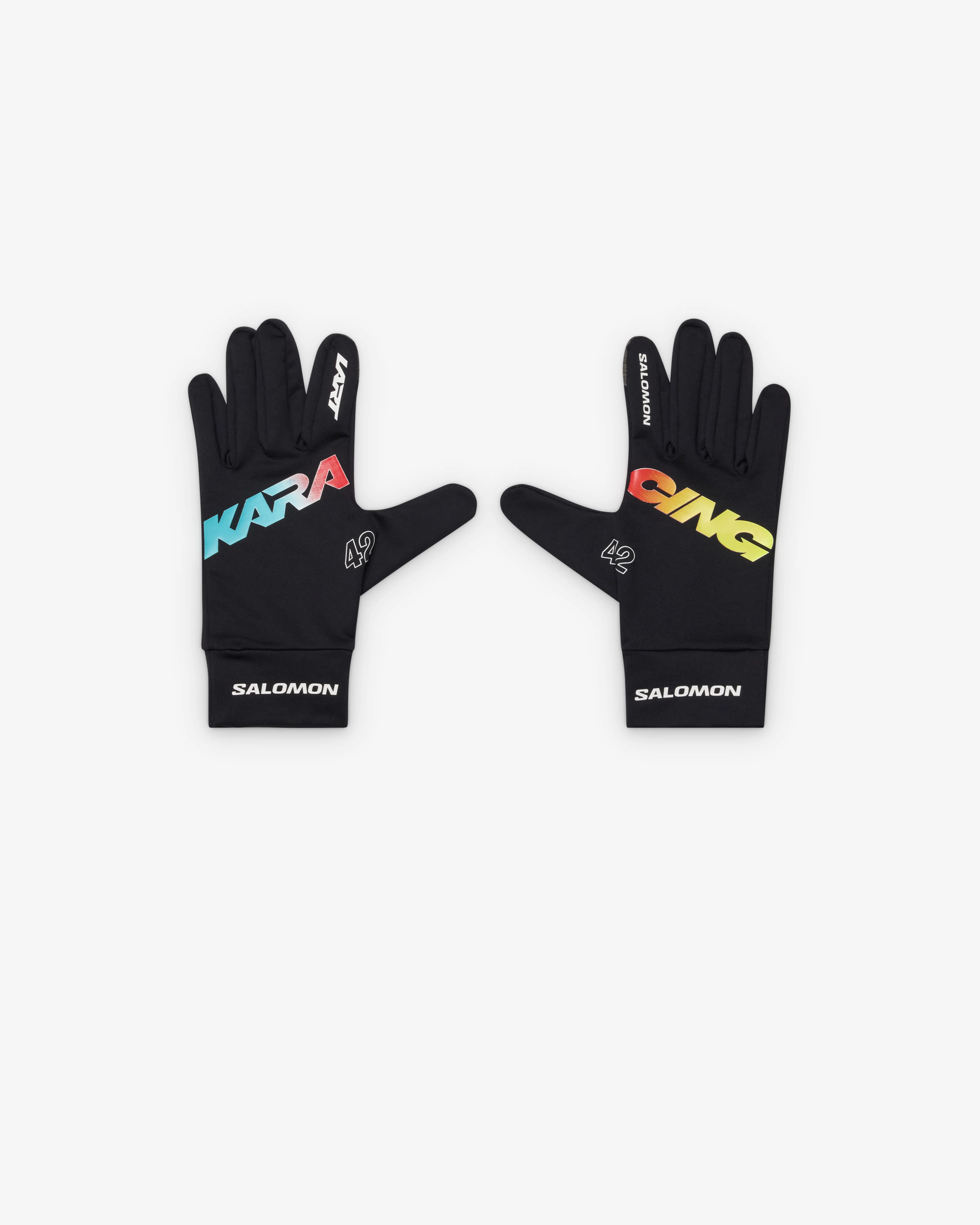L'Art De L'Automobile - Men's Salomon Gloves - (Deep Black)