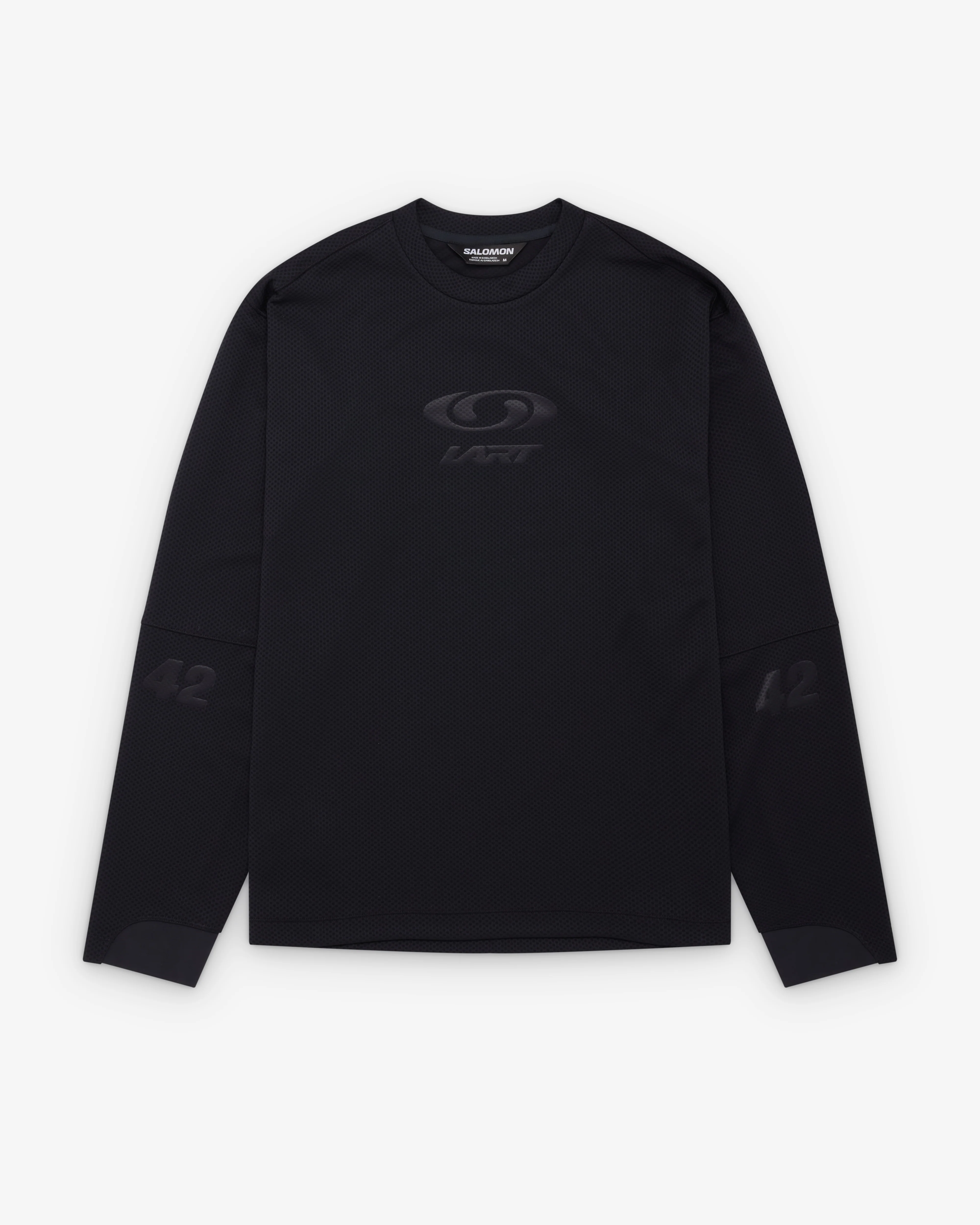 L'Art De L'Automobile - Men's Salomon Motomesh Pullover - (Deep Black)