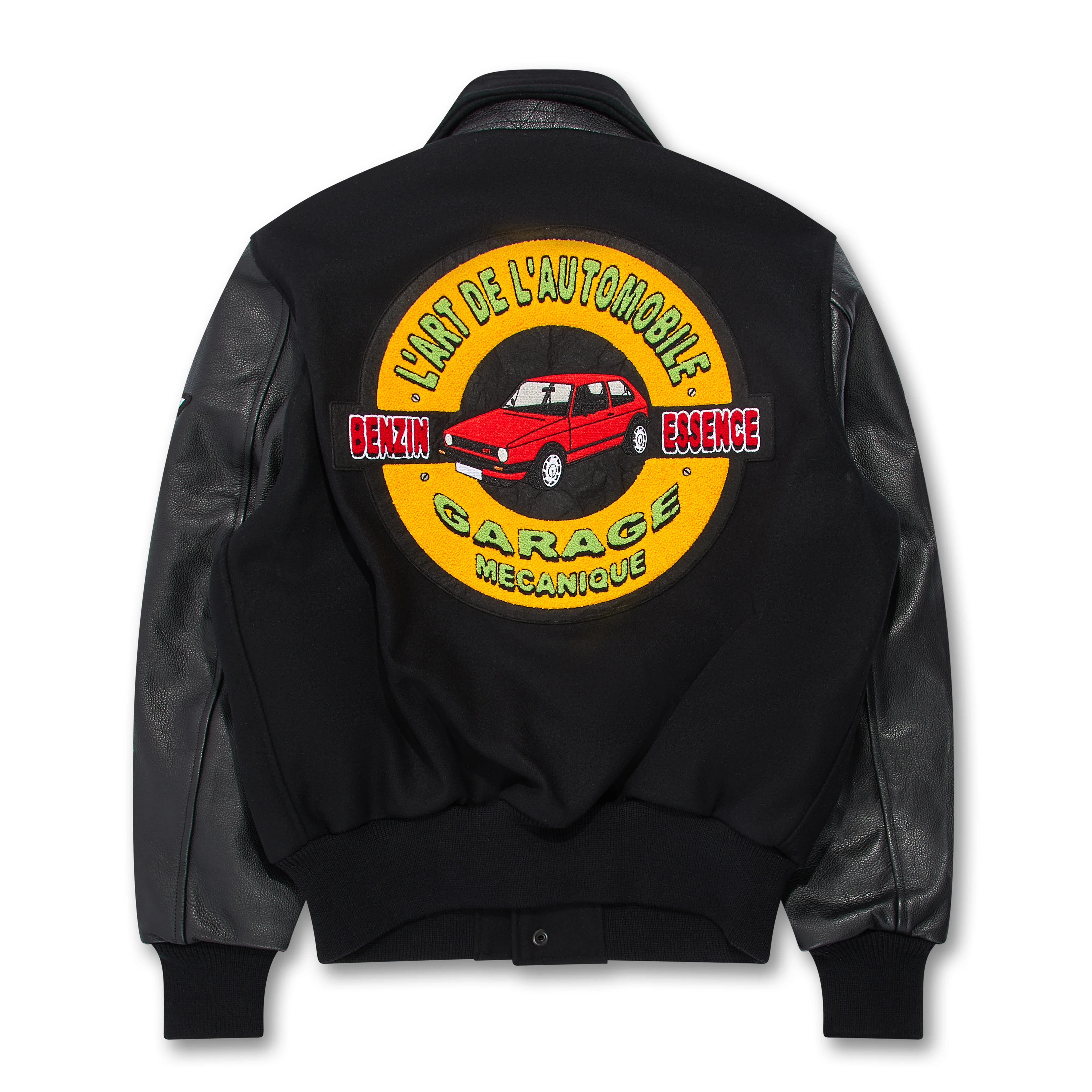 Kar L’Art De L’Automobile - Varsity Jacket - (Black) - Image 2