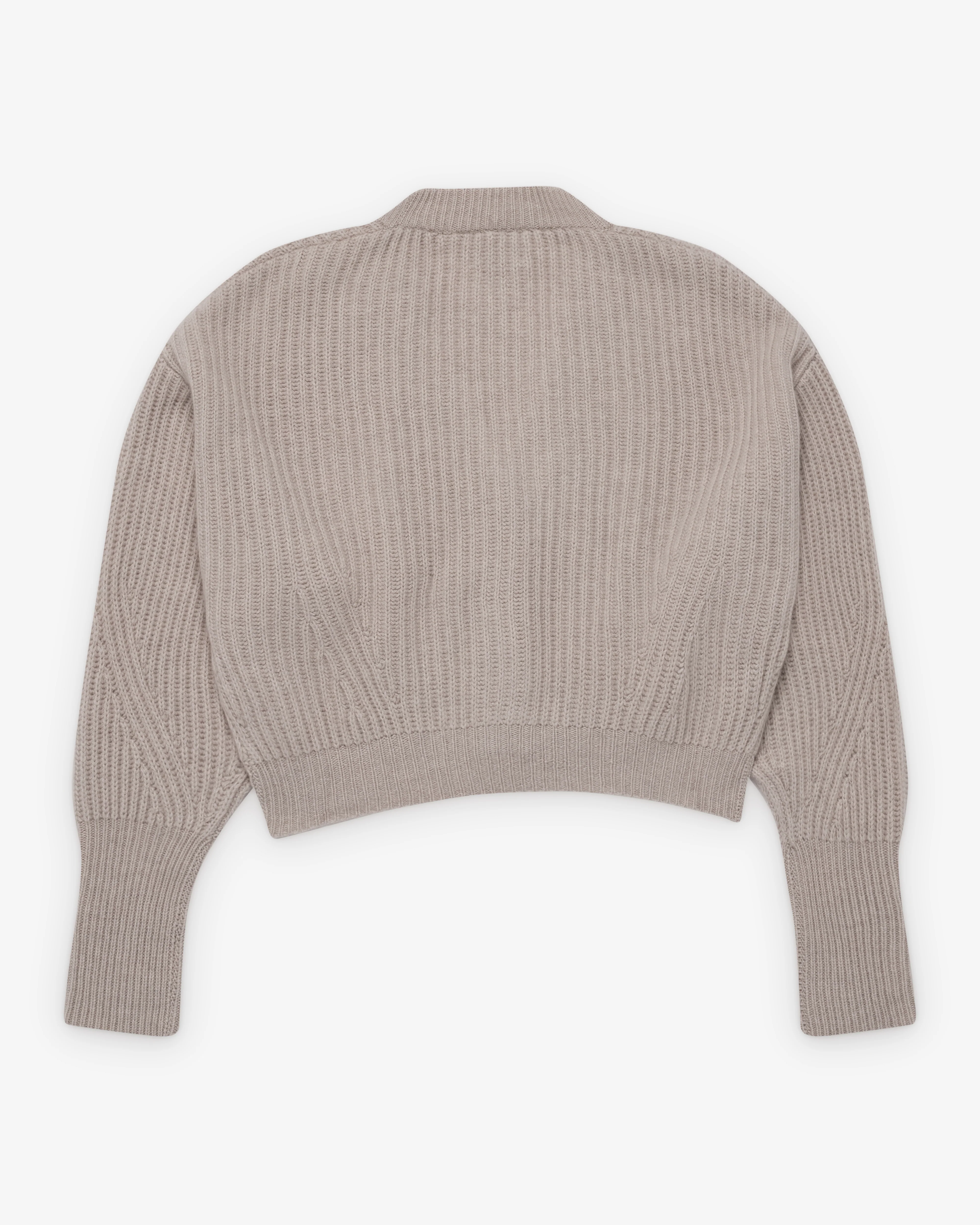Le Kasha  - Women's Monaco Ribbed Cardigan - (Beige) - Image 2
