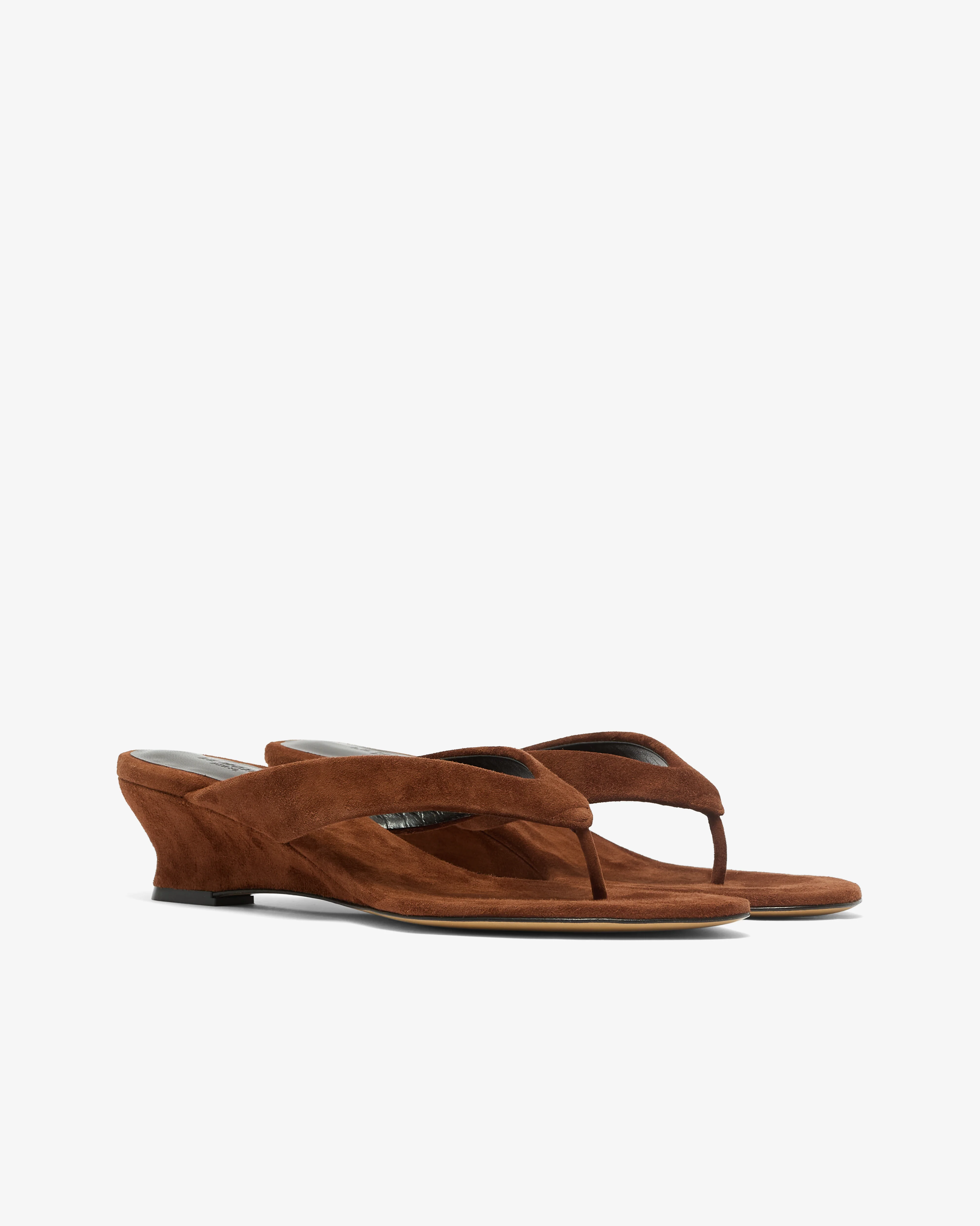 Le Monde Beryl - Women's Micro Wedge Thong Sandal - (Cinammon) - Image 3