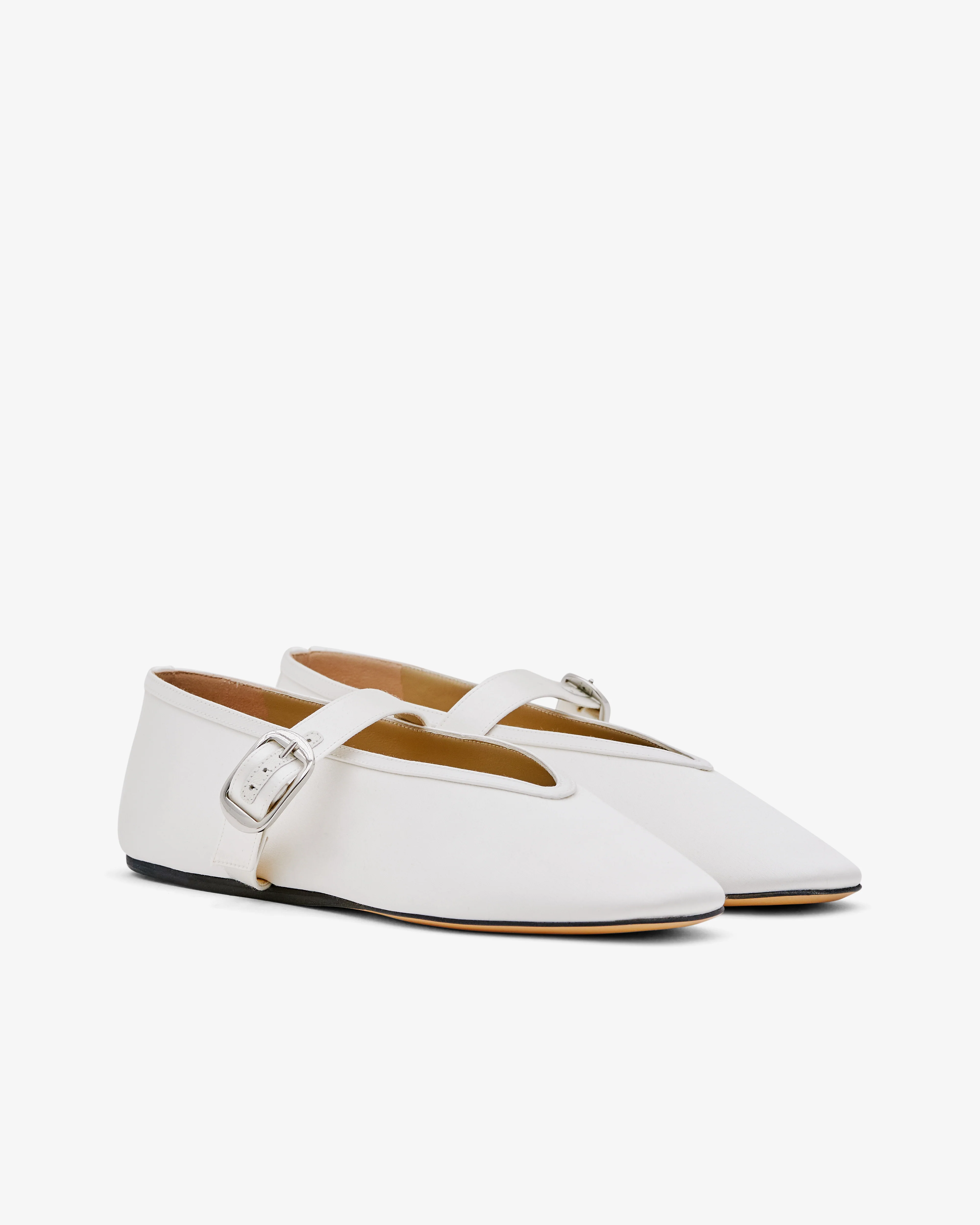 Le Monde Beryl - Women’s Stella Slipper Stretch Satin - (Ivory) - Image 3