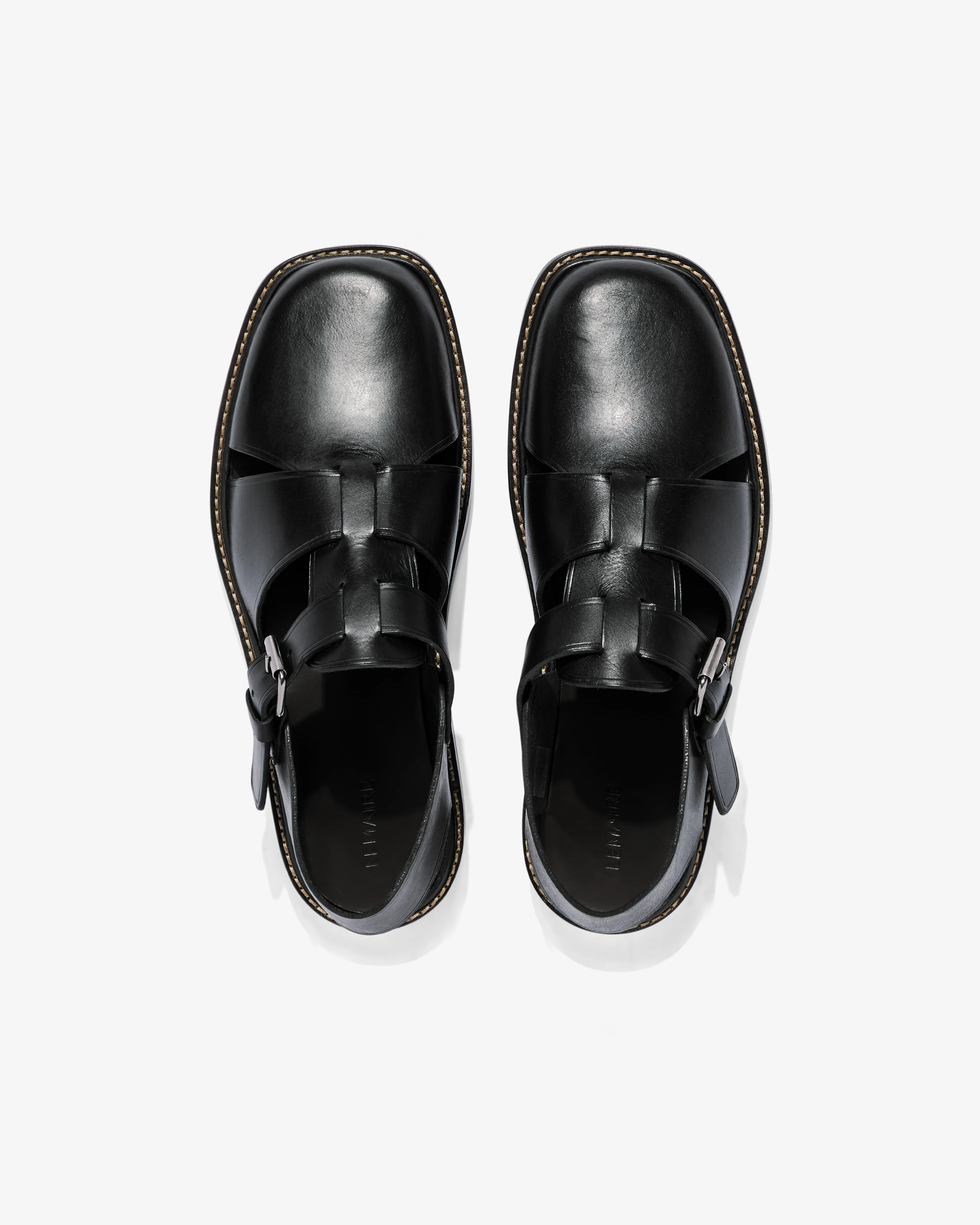 Lemaire - Men’s Fisherman Sandals - (Black) - Image 6