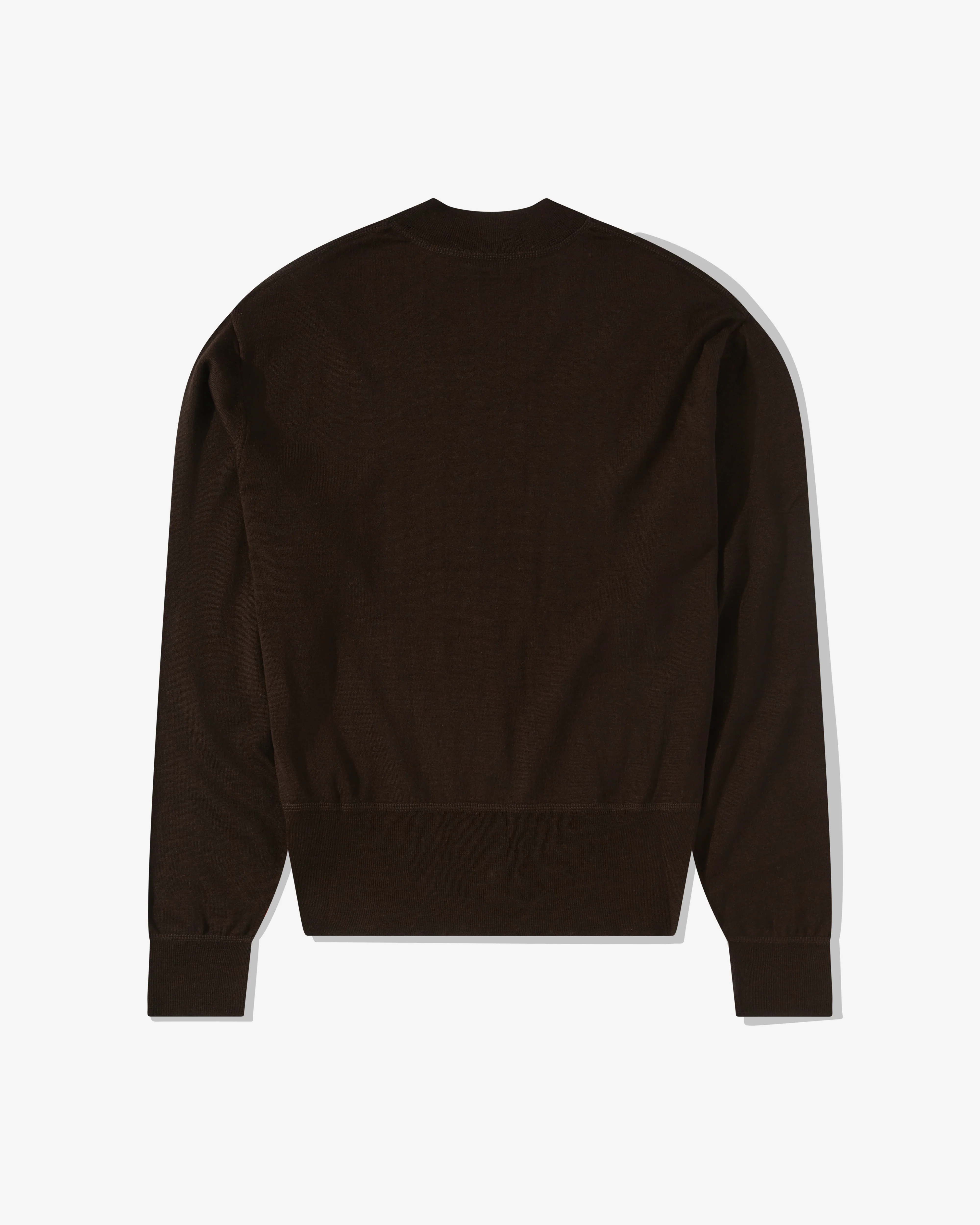 Lemaire - Men’s Mock Neck Jumper - (Pecan Brown) - Image 2