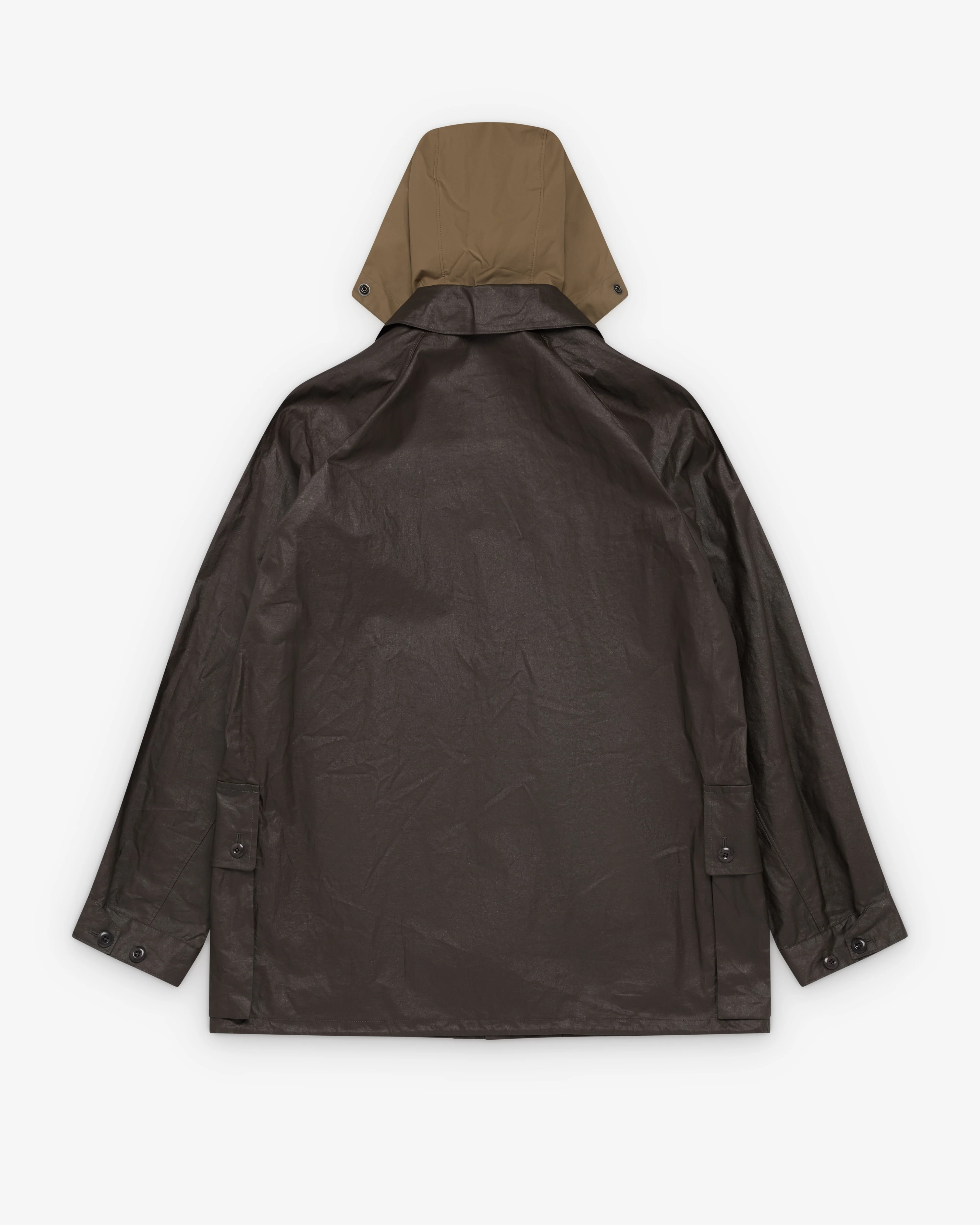 Lemaire - Men's Rain Jacket With Detachable Hood - (Bronze) - Image 2
