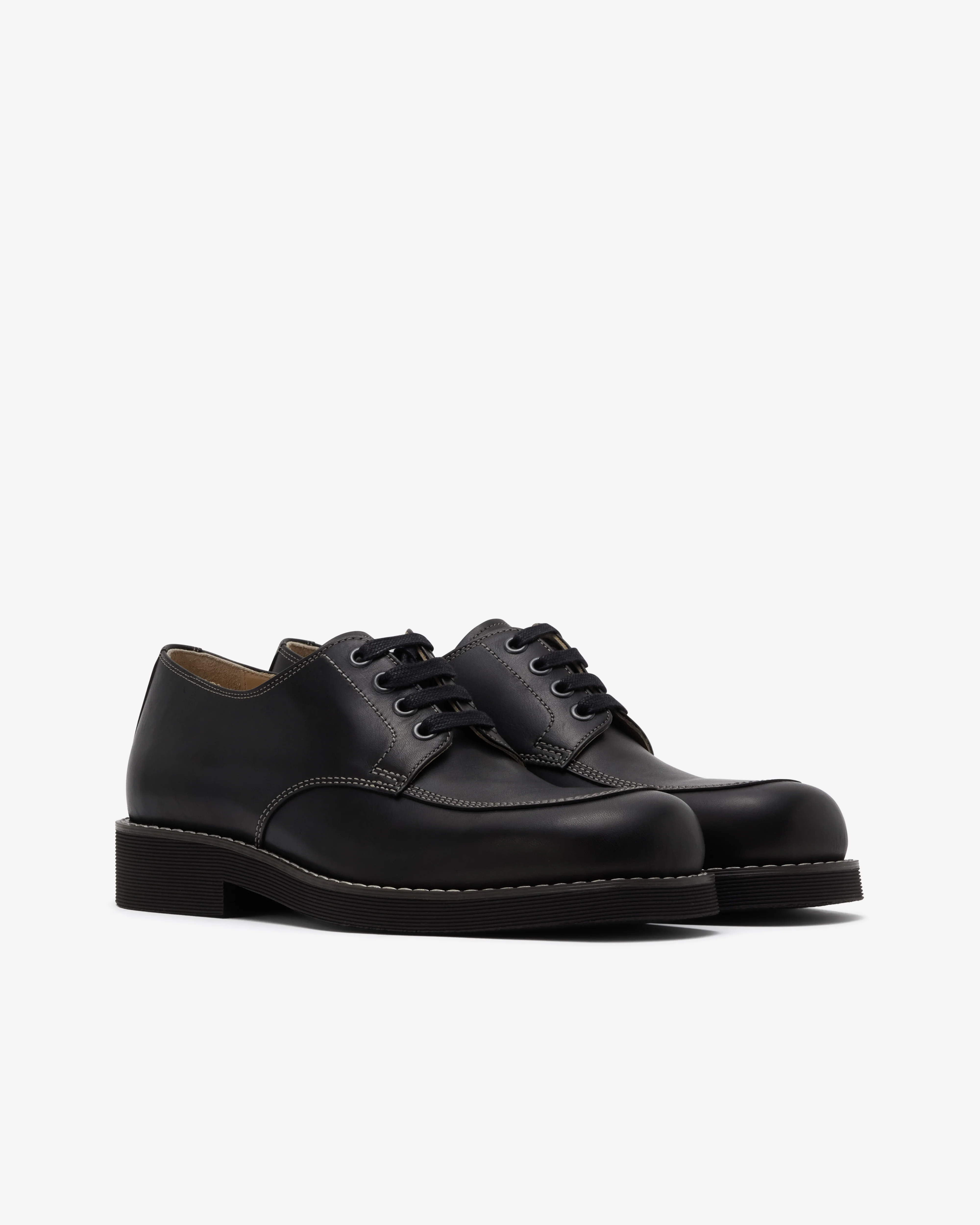 Lemaire - Men's Work Derbies - (Black) - Image 3