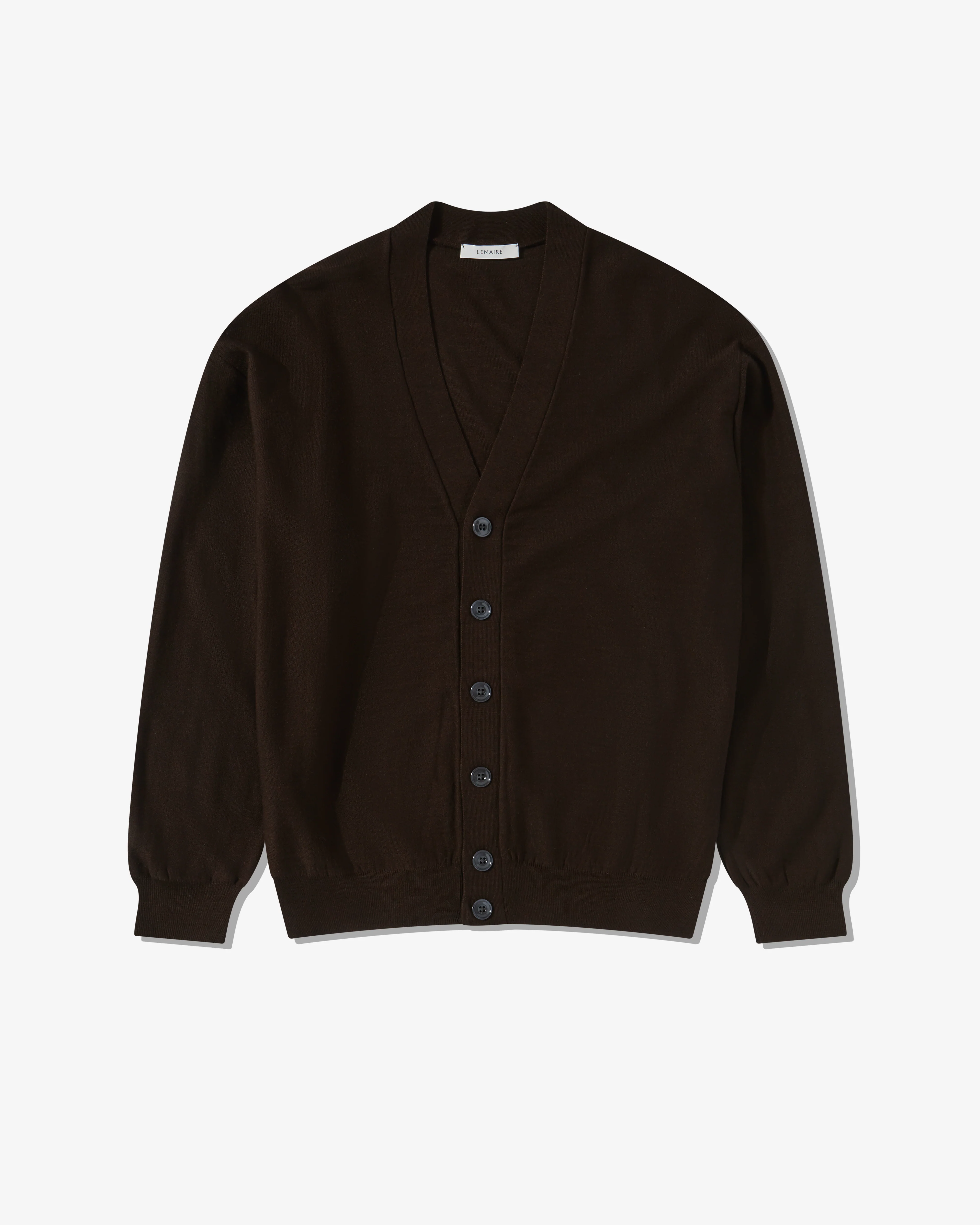 Lemaire - Women’s Relaxed Twisted Cardigan - (Pecan Brown)