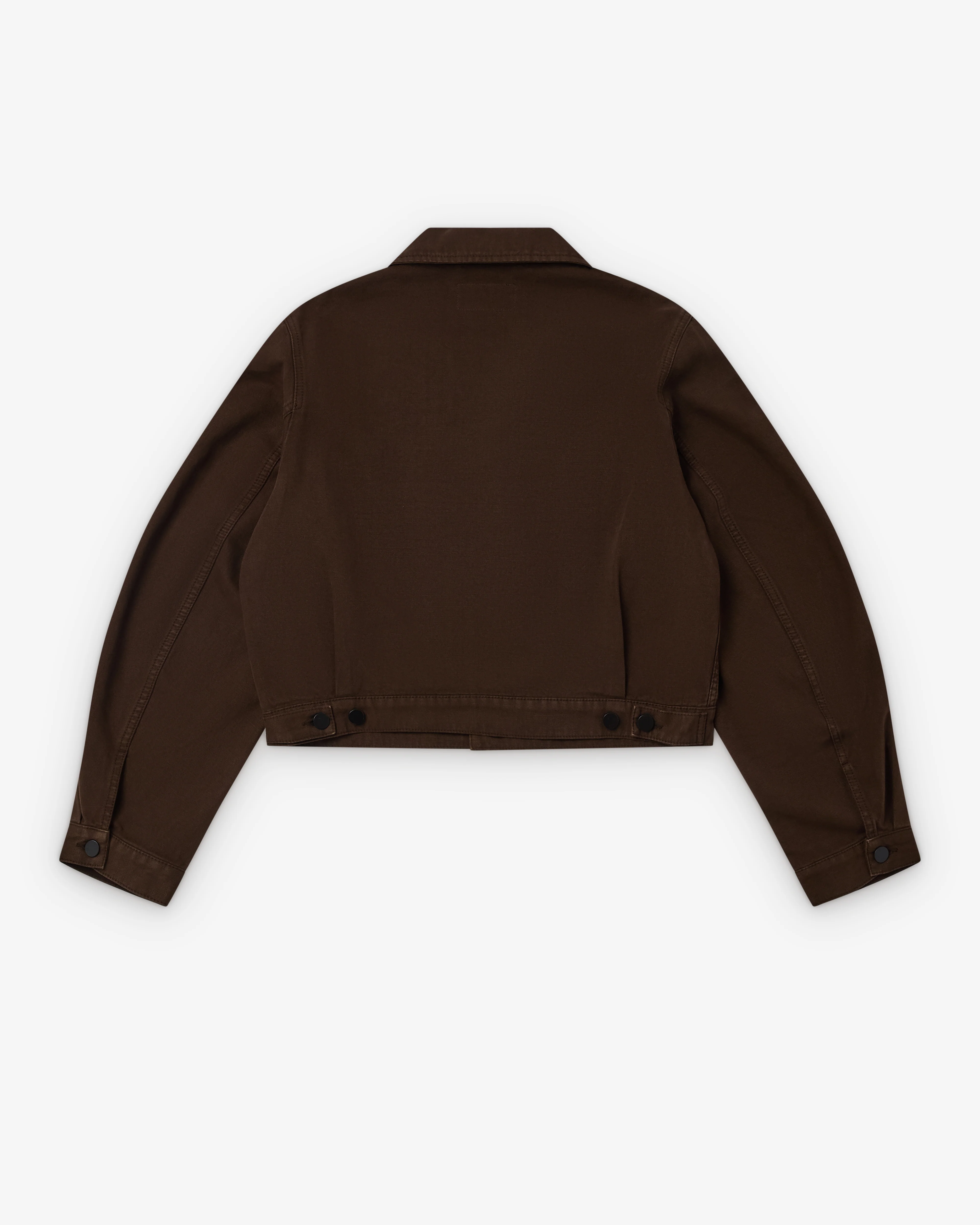Lemaire - Women's Cropped Blouson - (Cacao) - Image 2