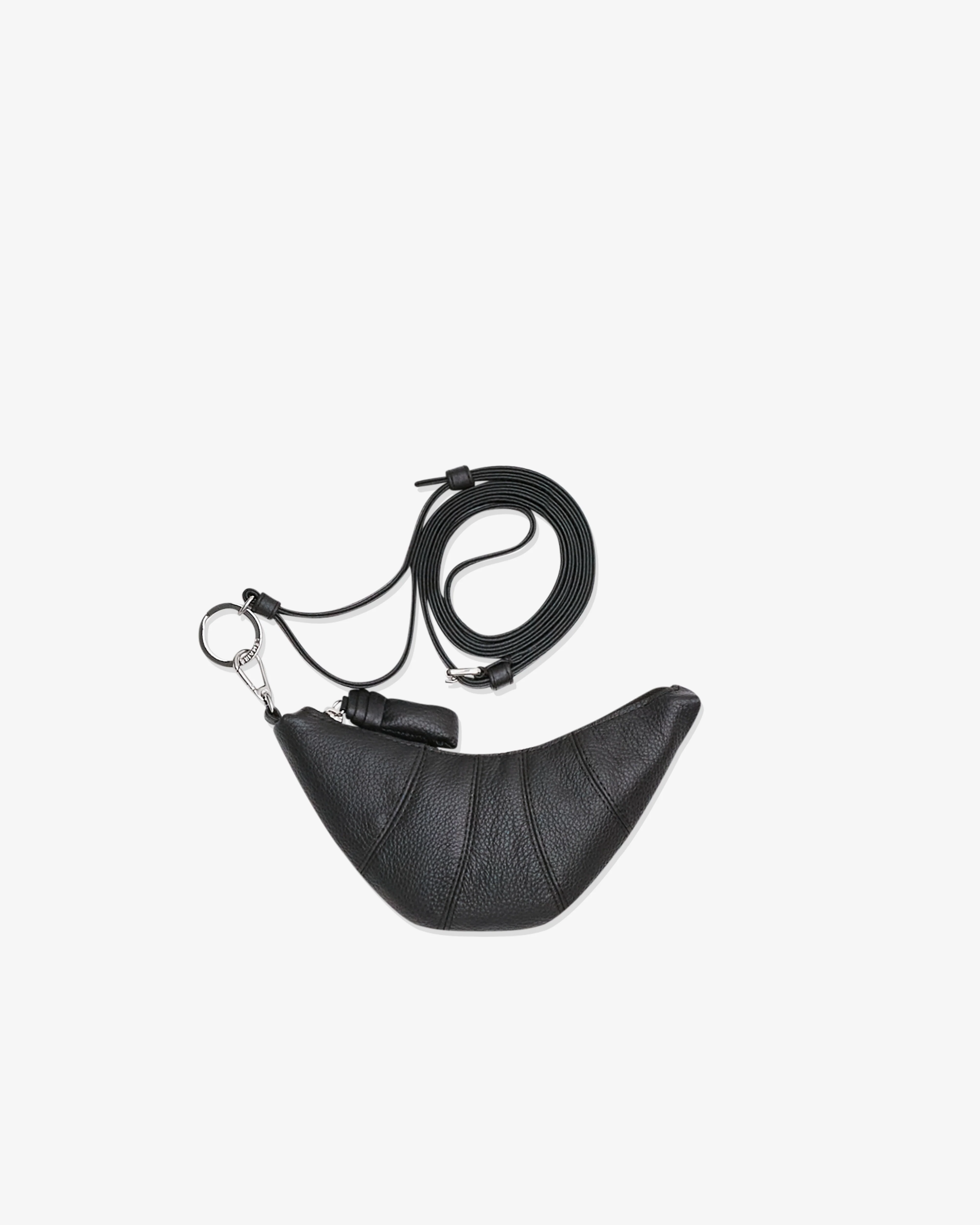 Lemaire - Women’s Crossbody Croissant Coin Purse - (Brown)