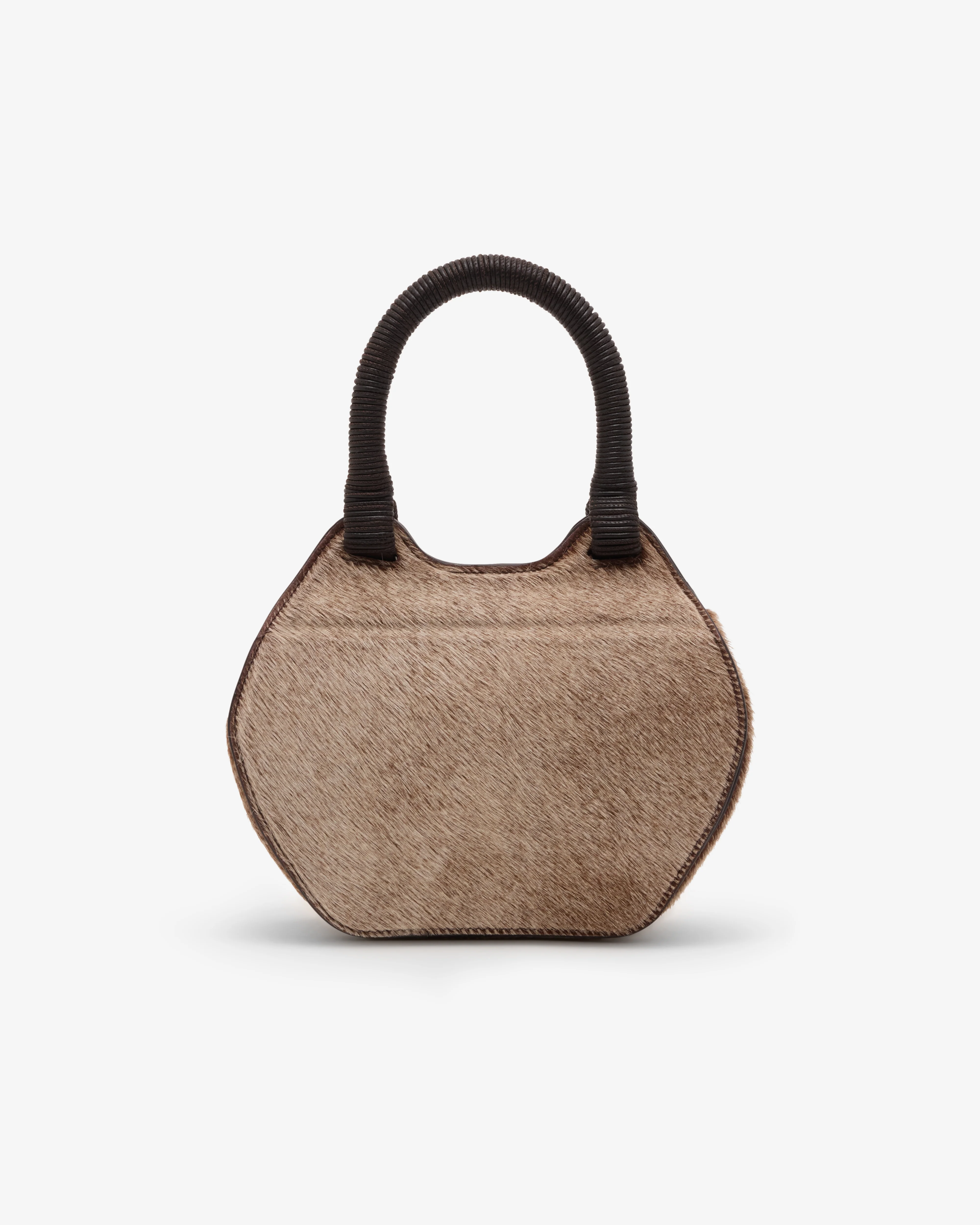 Lemaire - Women's Frog Handbag - (Beige Grey) - Image 3
