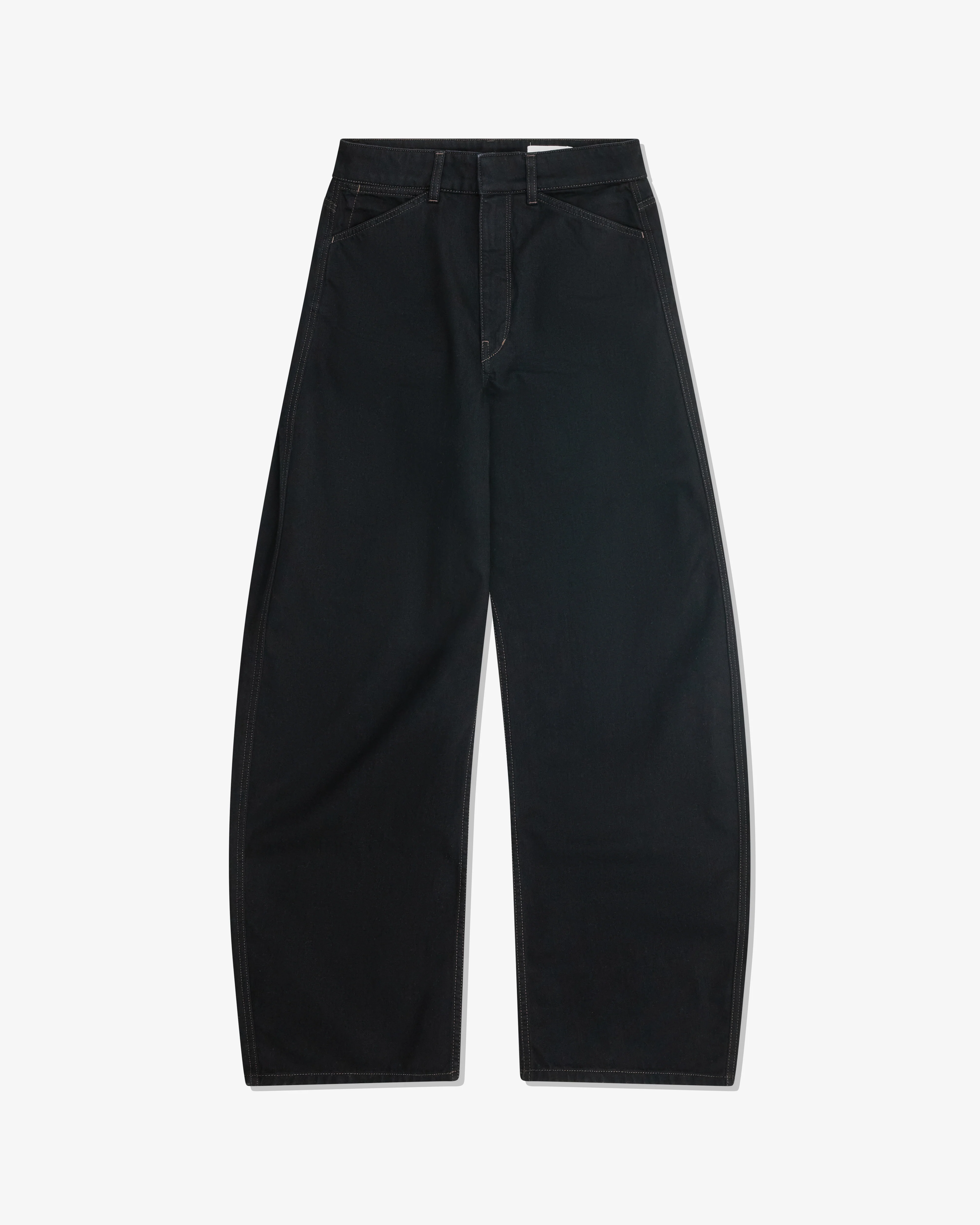 Lemaire - Women’s High Waisted Curved Pants - (Black)