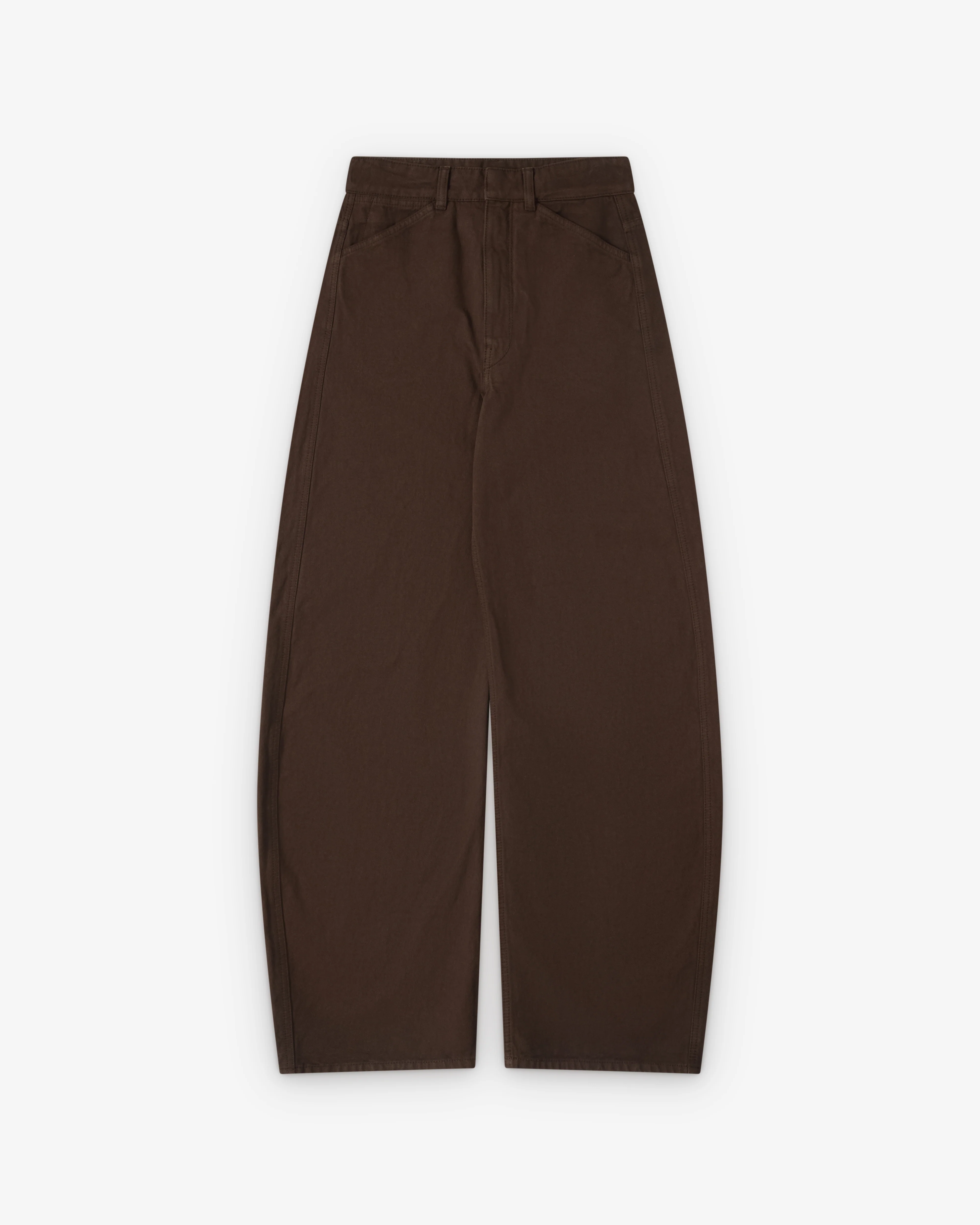 Lemaire - Women's High Waisted Curved Pants - (Ristretto)