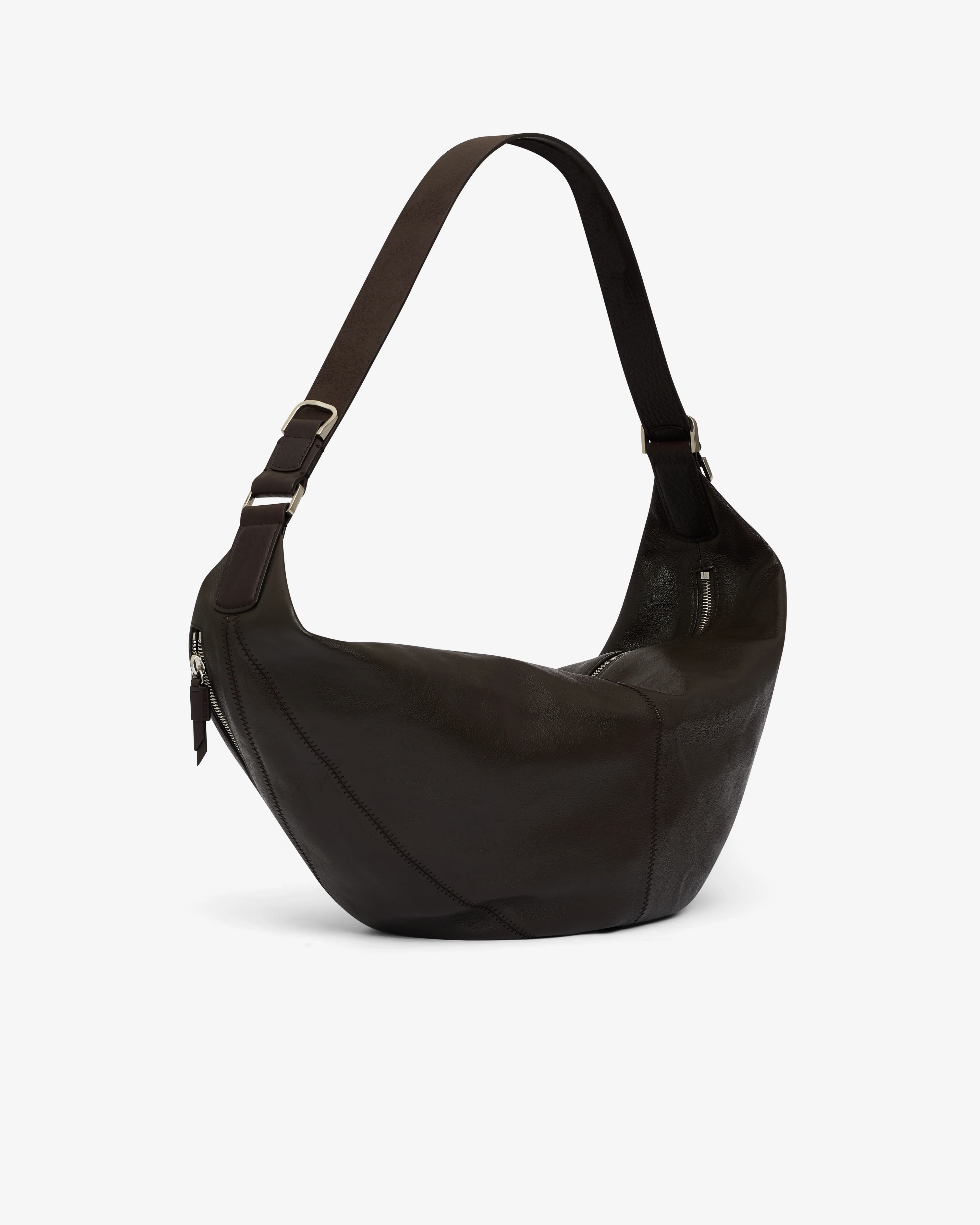 Lemaire - Women's Quiver Clip Bag - (Dark Chocolate) - Image 2