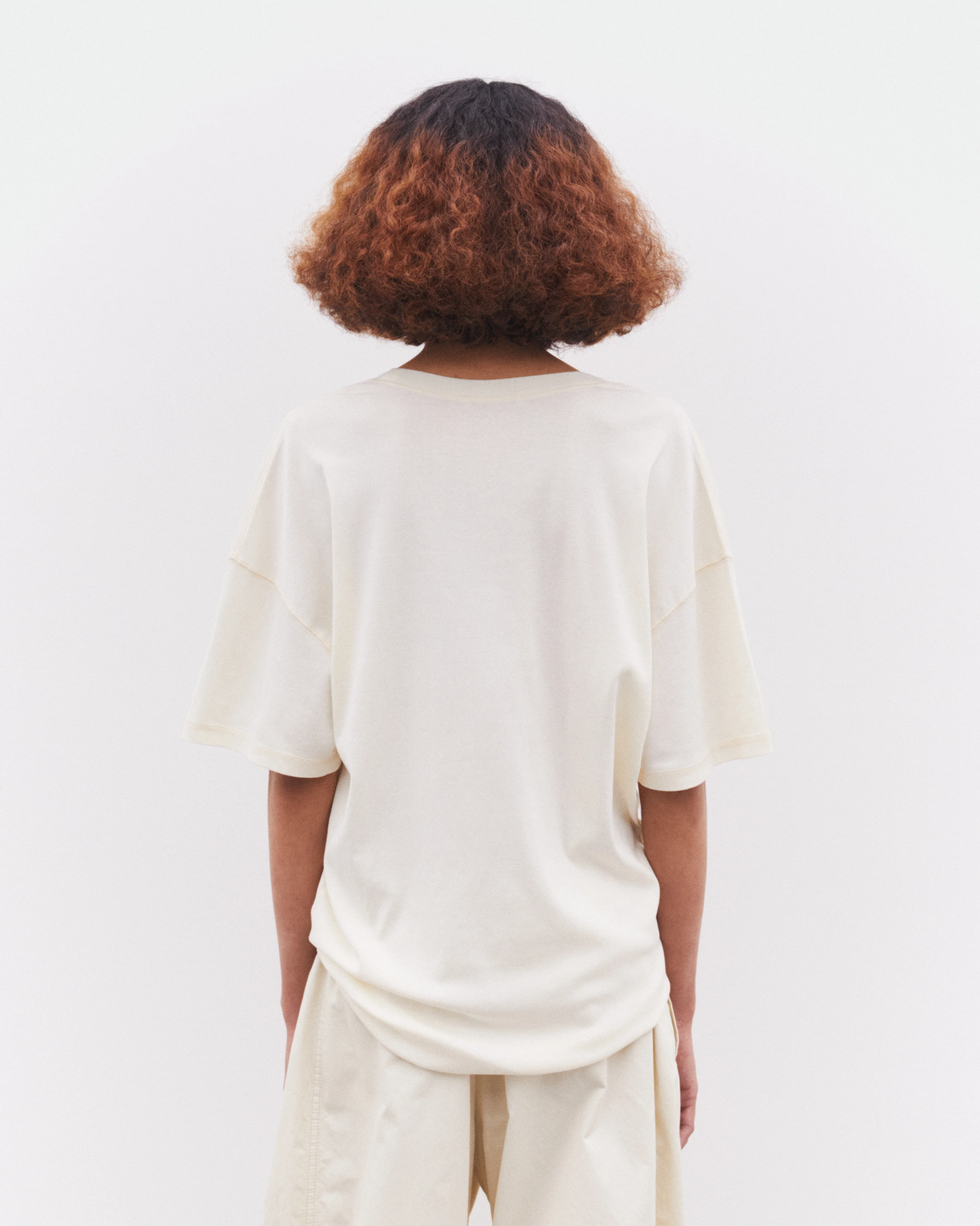 Lemaire - Women’s Rib T-Shirt - (Off White) - Image 5