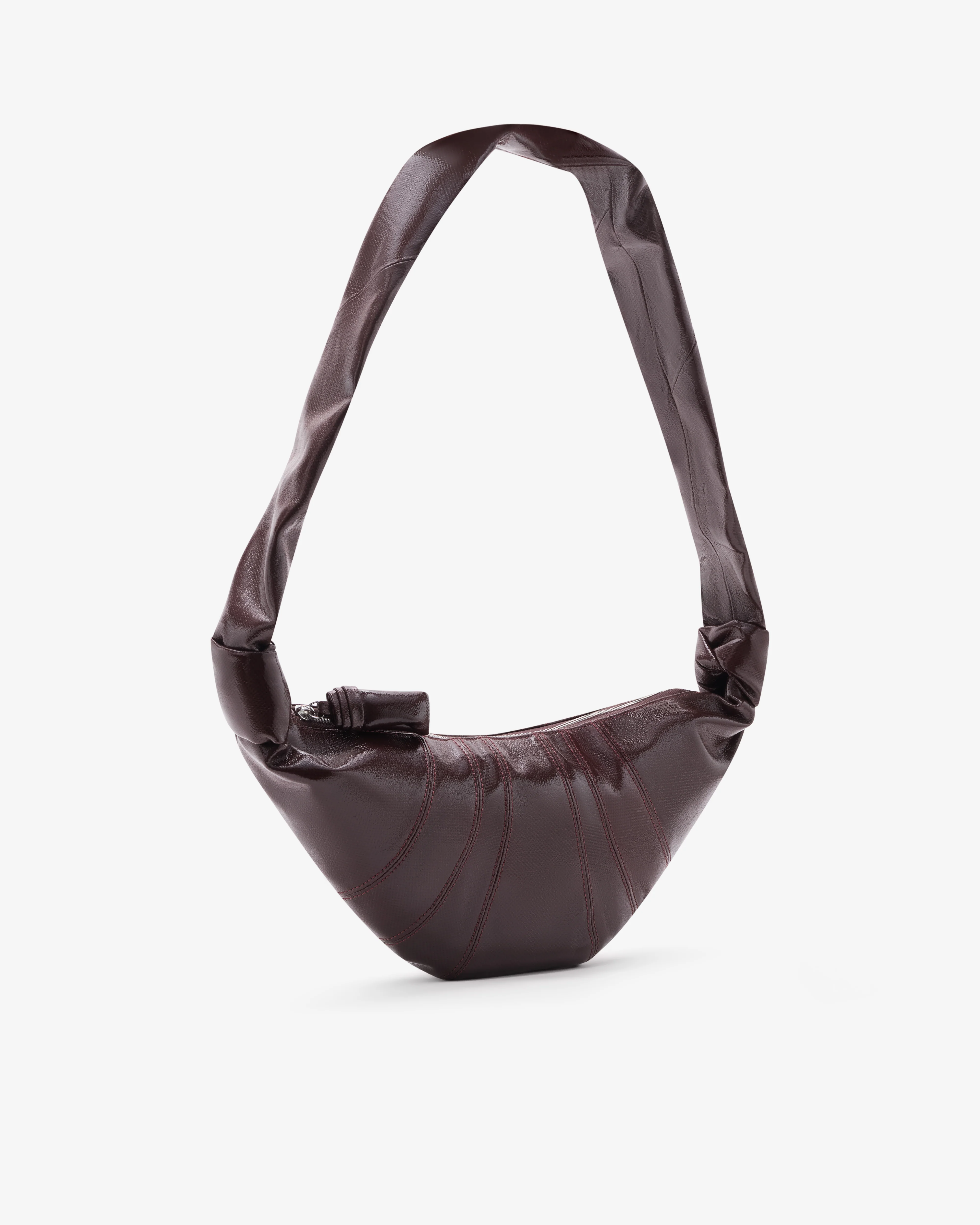 Lemaire  - Women's Small Croissant Bag - (Chocolate Fondant) - Image 3