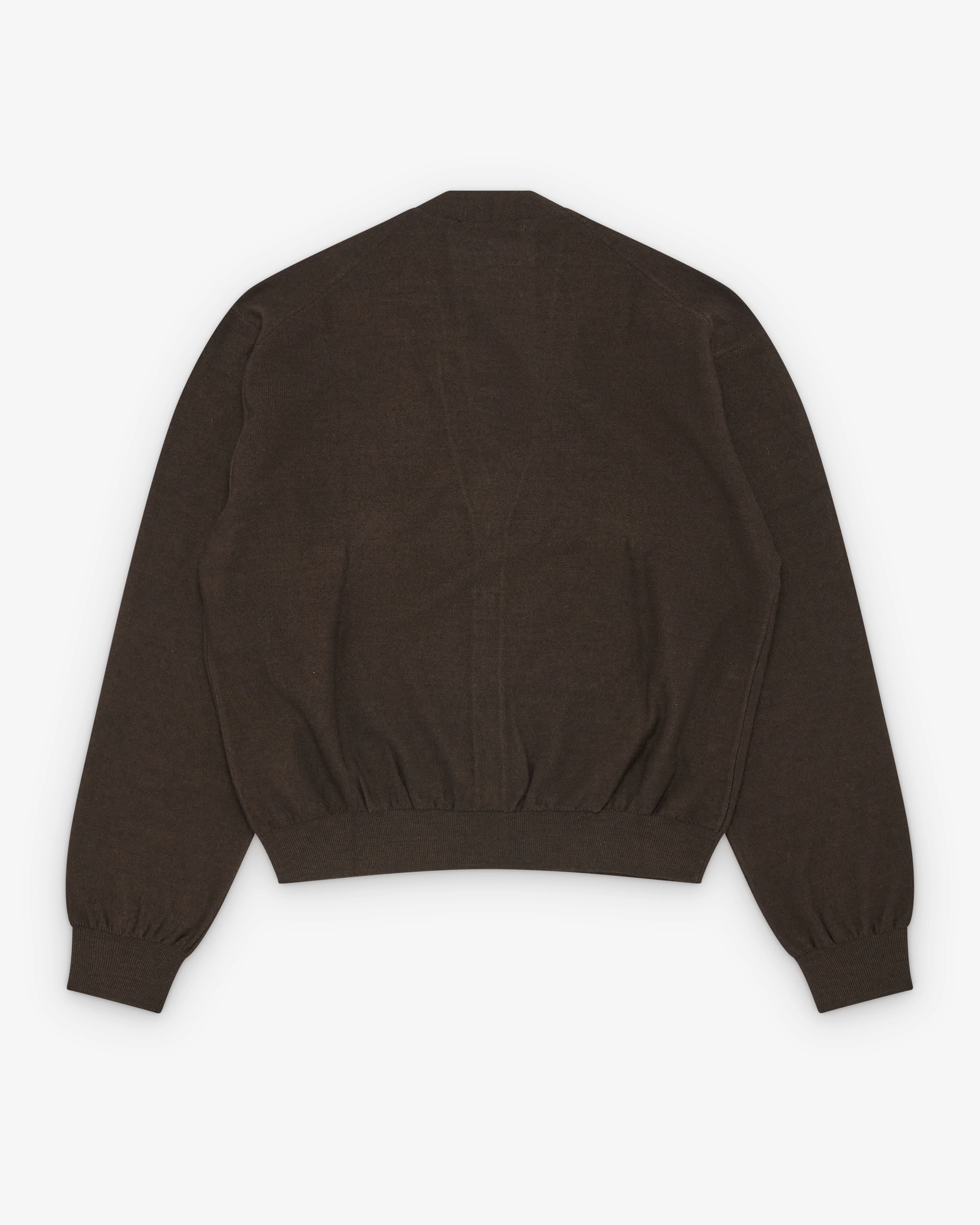 Lemaire - Women's Twisted Cardigan - (Dark Cacao) - Image 2