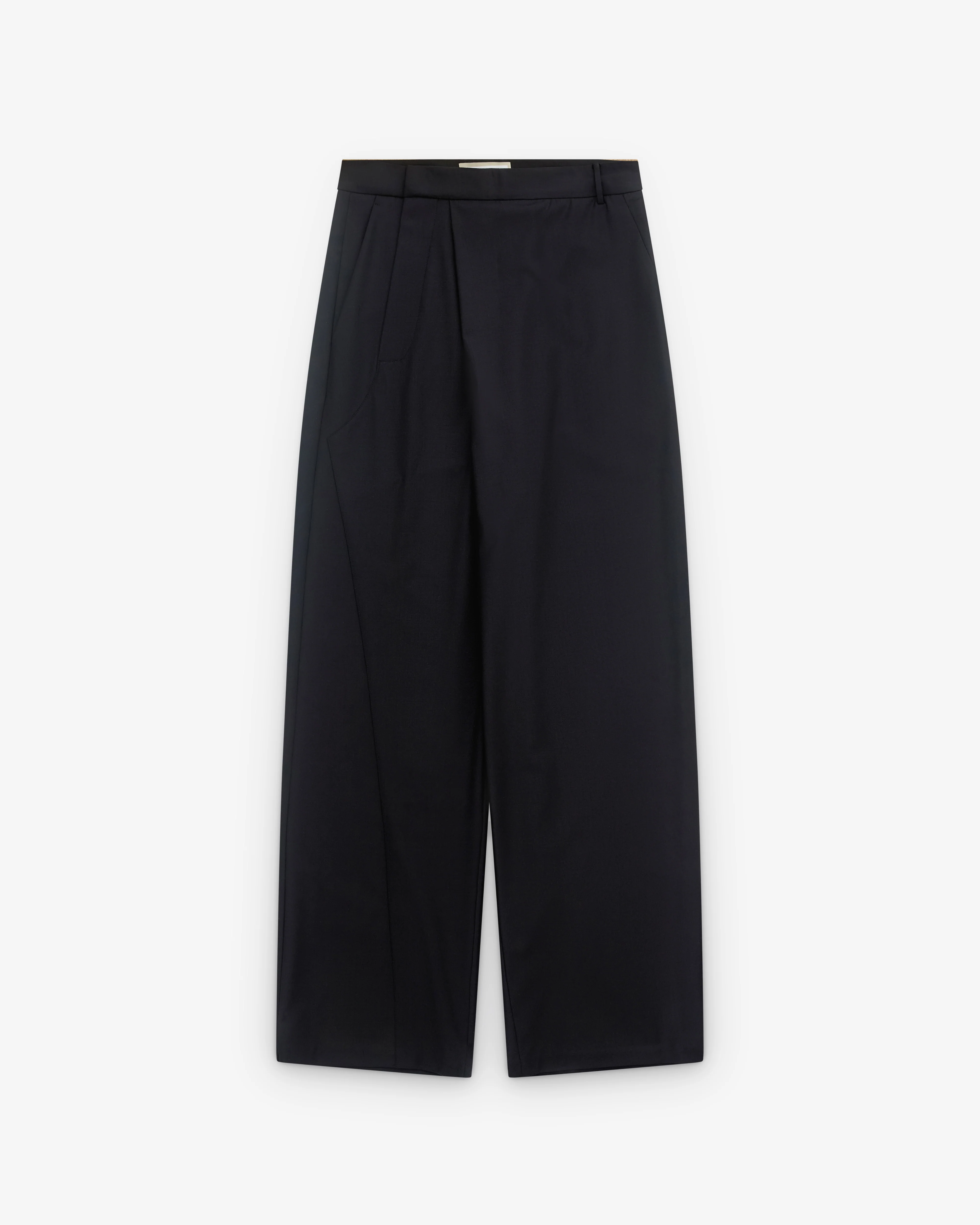Litkovska - Women’s Deconstructed Offset-Zip Pants - (Black)