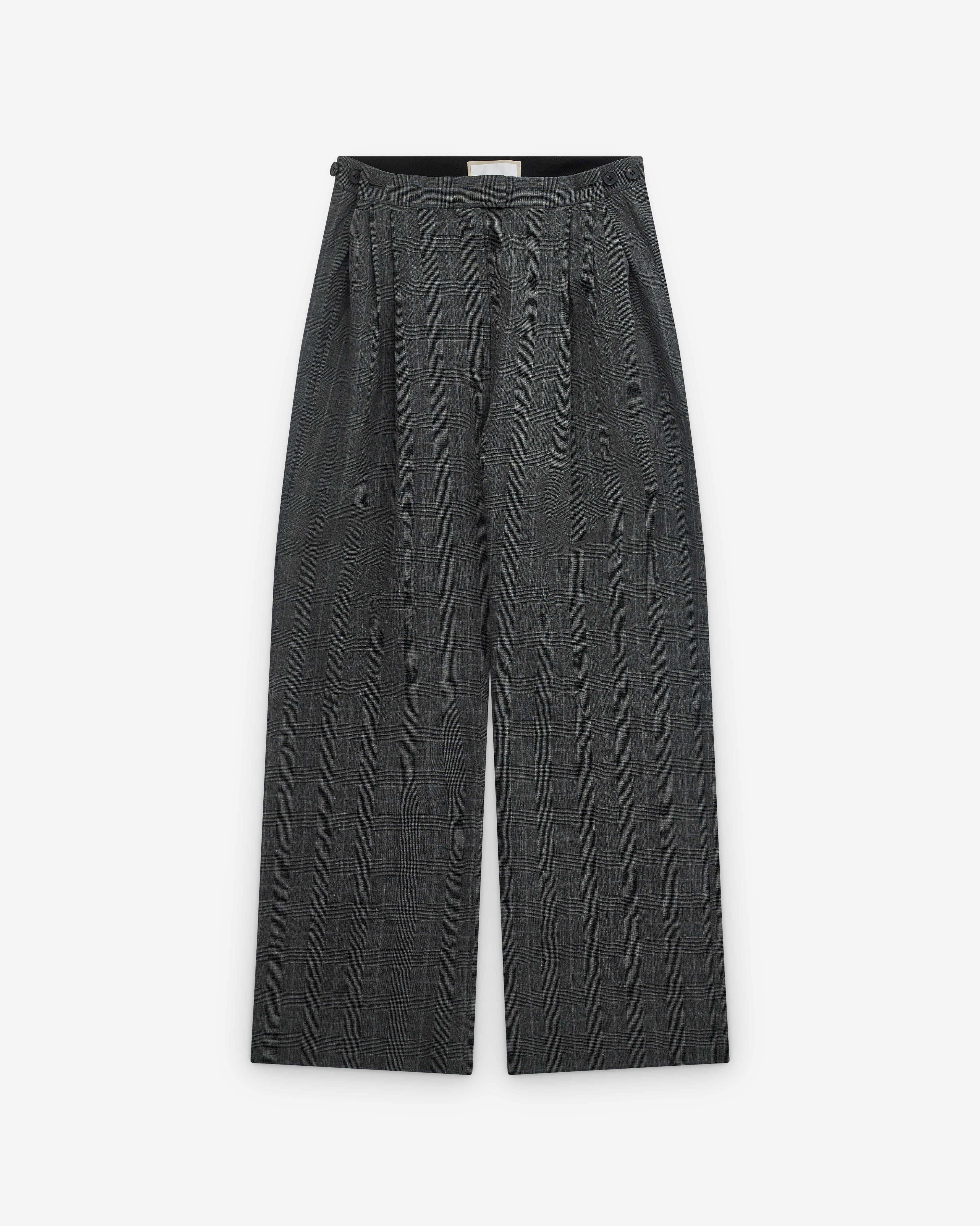 Litkovska - Women’s Wide-Leg Trousers With Adjuster - (Grey)