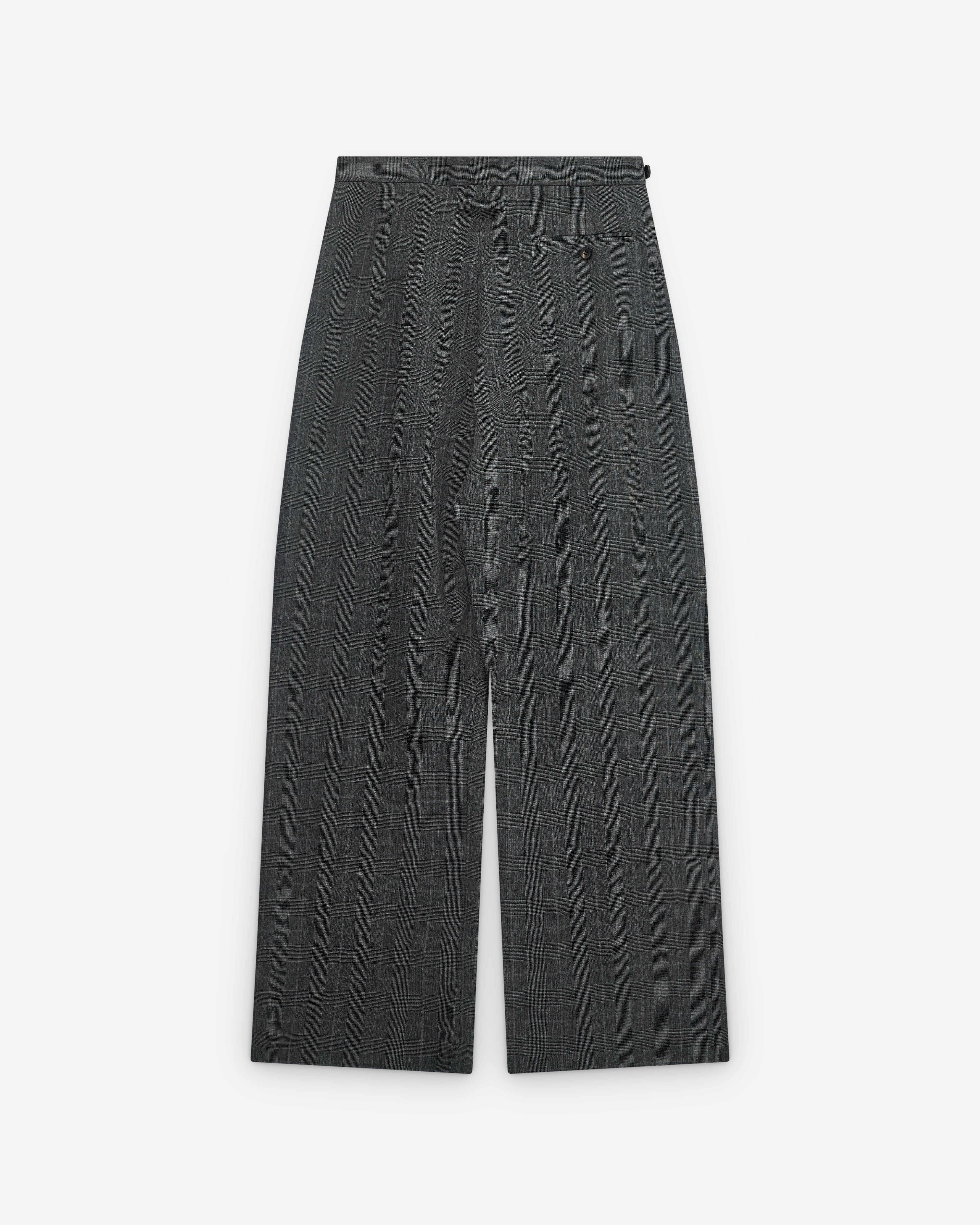 Litkovska - Women’s Wide-Leg Trousers With Adjuster - (Grey) - Image 2