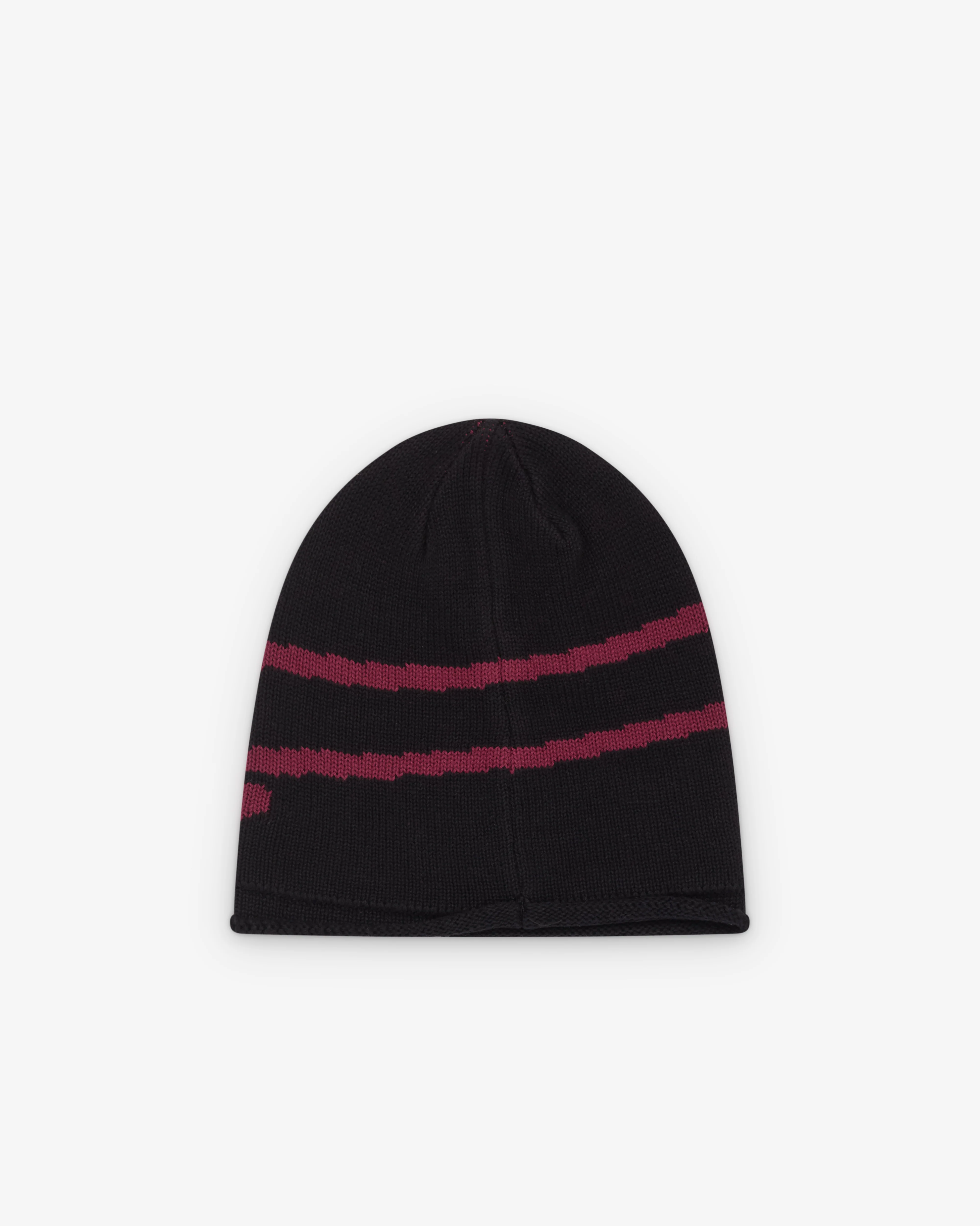 Little Tokyo Table Tennis - Men's Knit Swirl Beanie - (Red) - Image 2