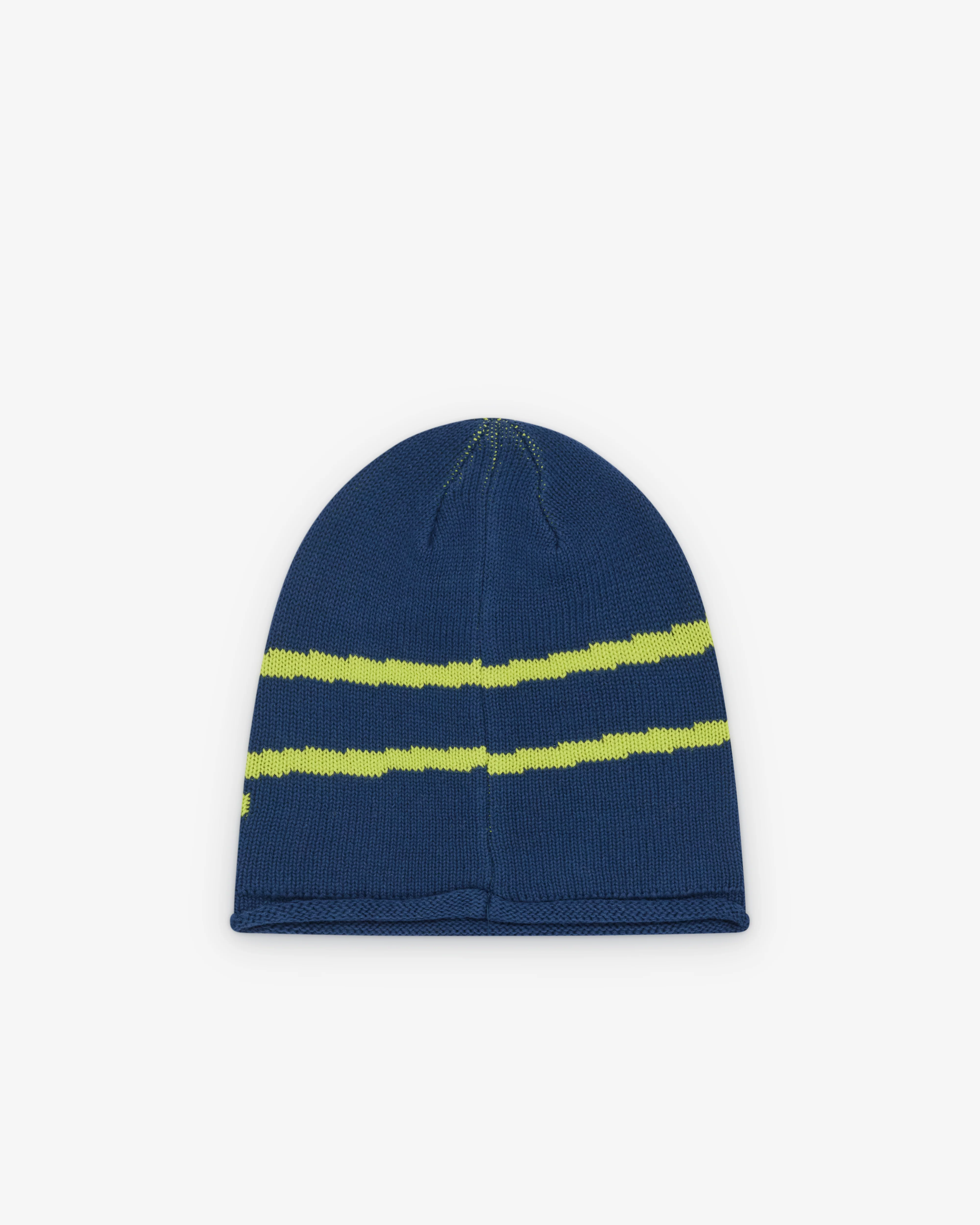Little Tokyo Table Tennis - Men's Knit Swirl Beanie - (Yellow) - Image 2