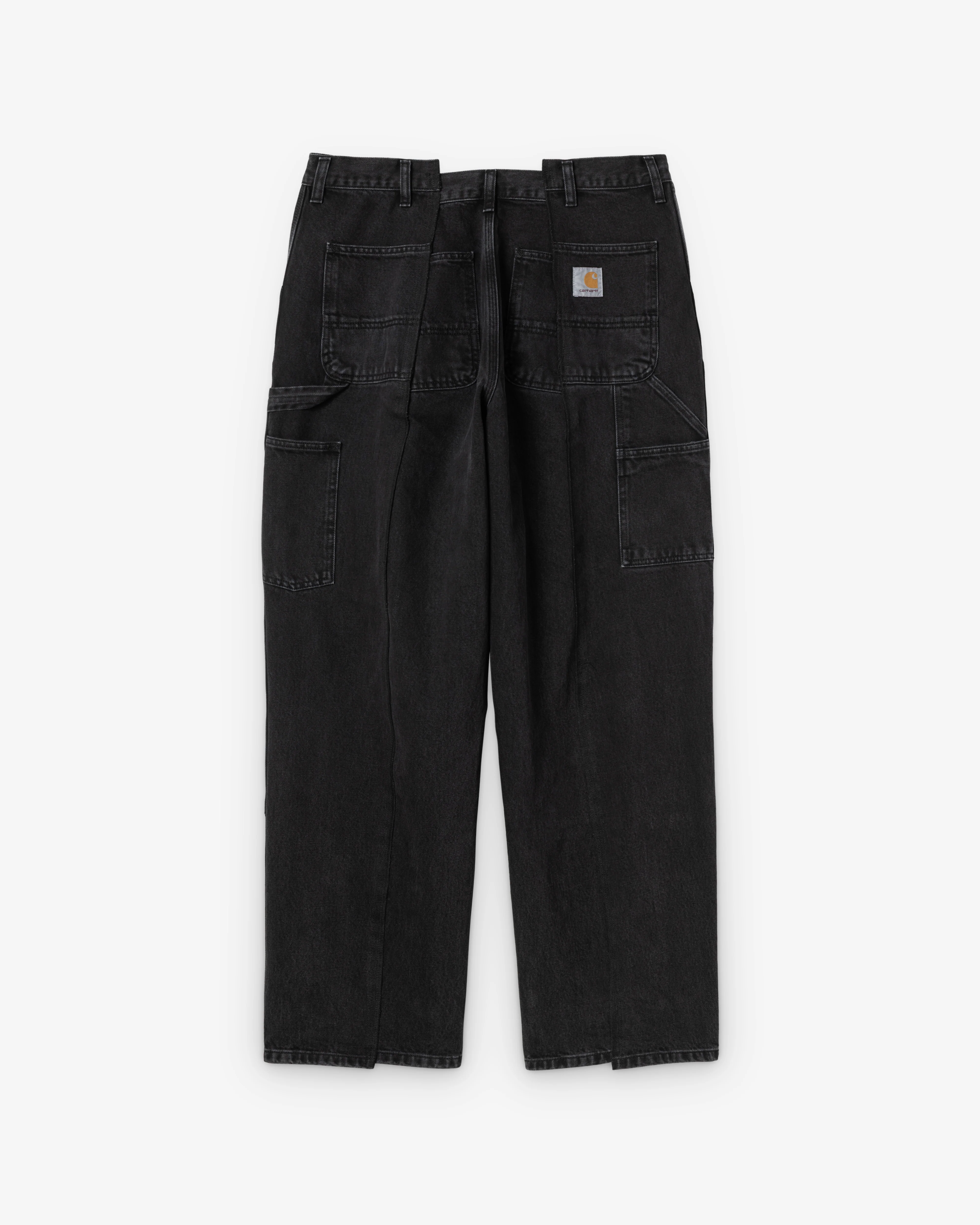 Louther - Carhartt WIP Split Knee Denim - (Black) - Image 2