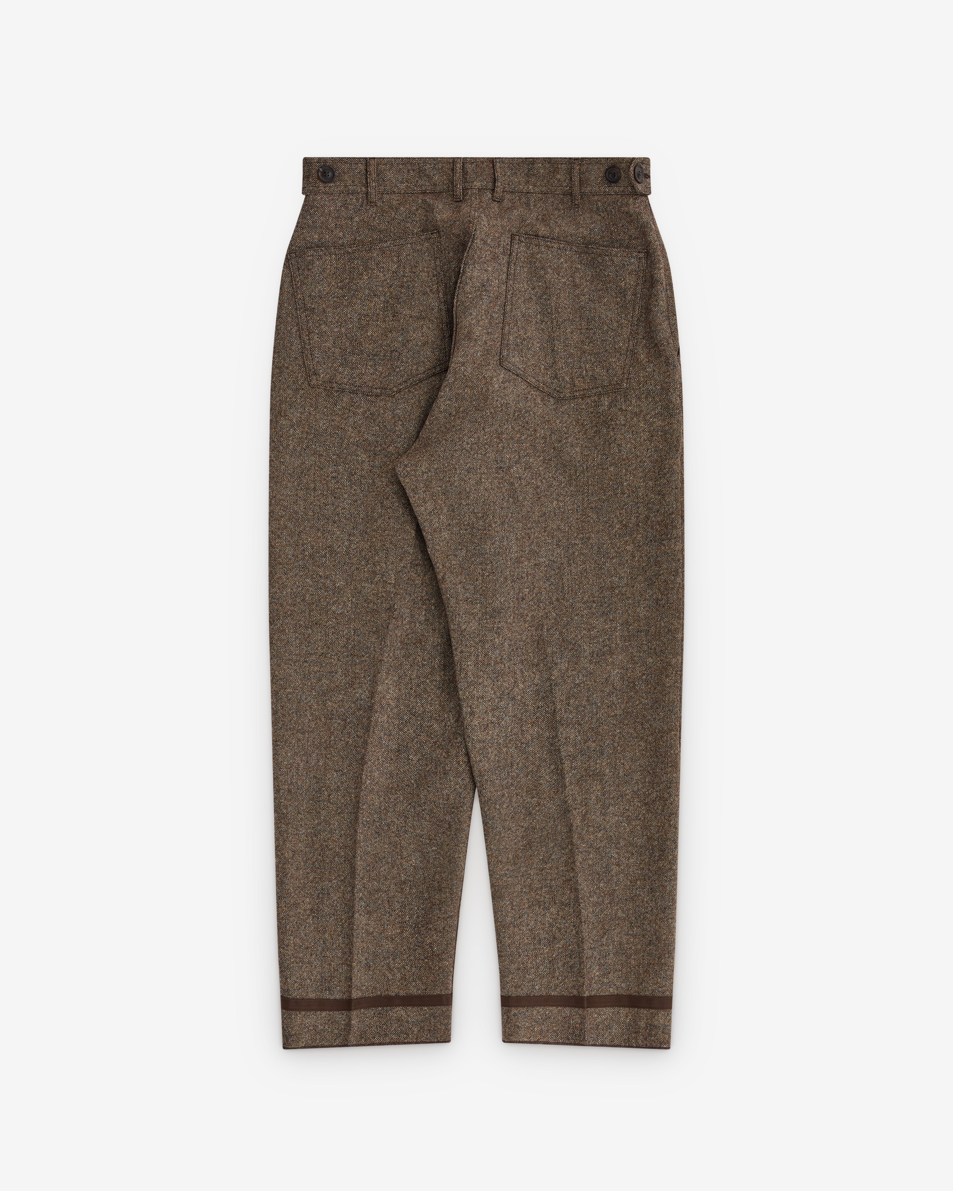 Maison Margiela - Men’s Straight Leg Pants - (Brown) - Image 2