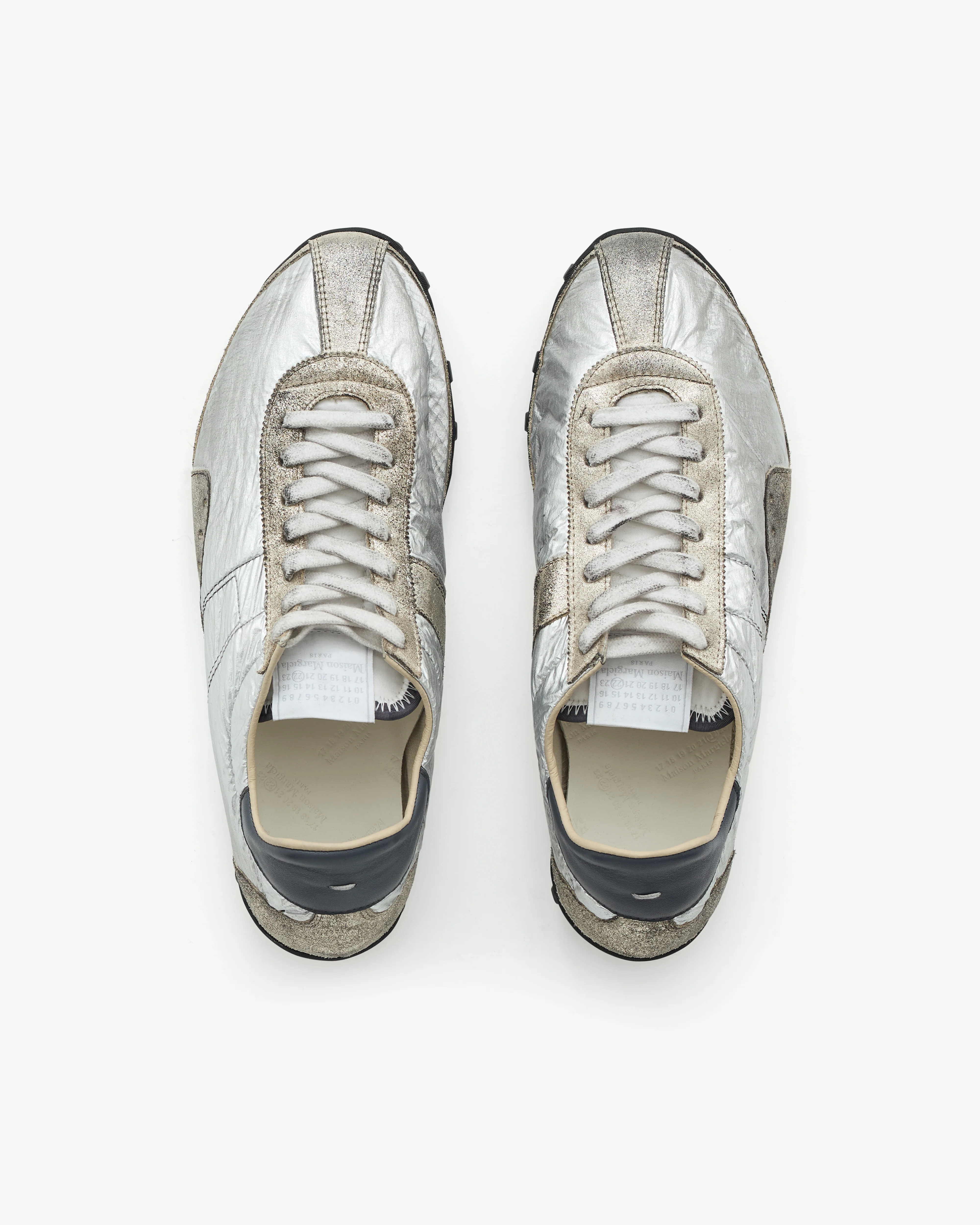 Maison Margiela - Men’s Sprinter Sneakers - (Silver) - Image 5
