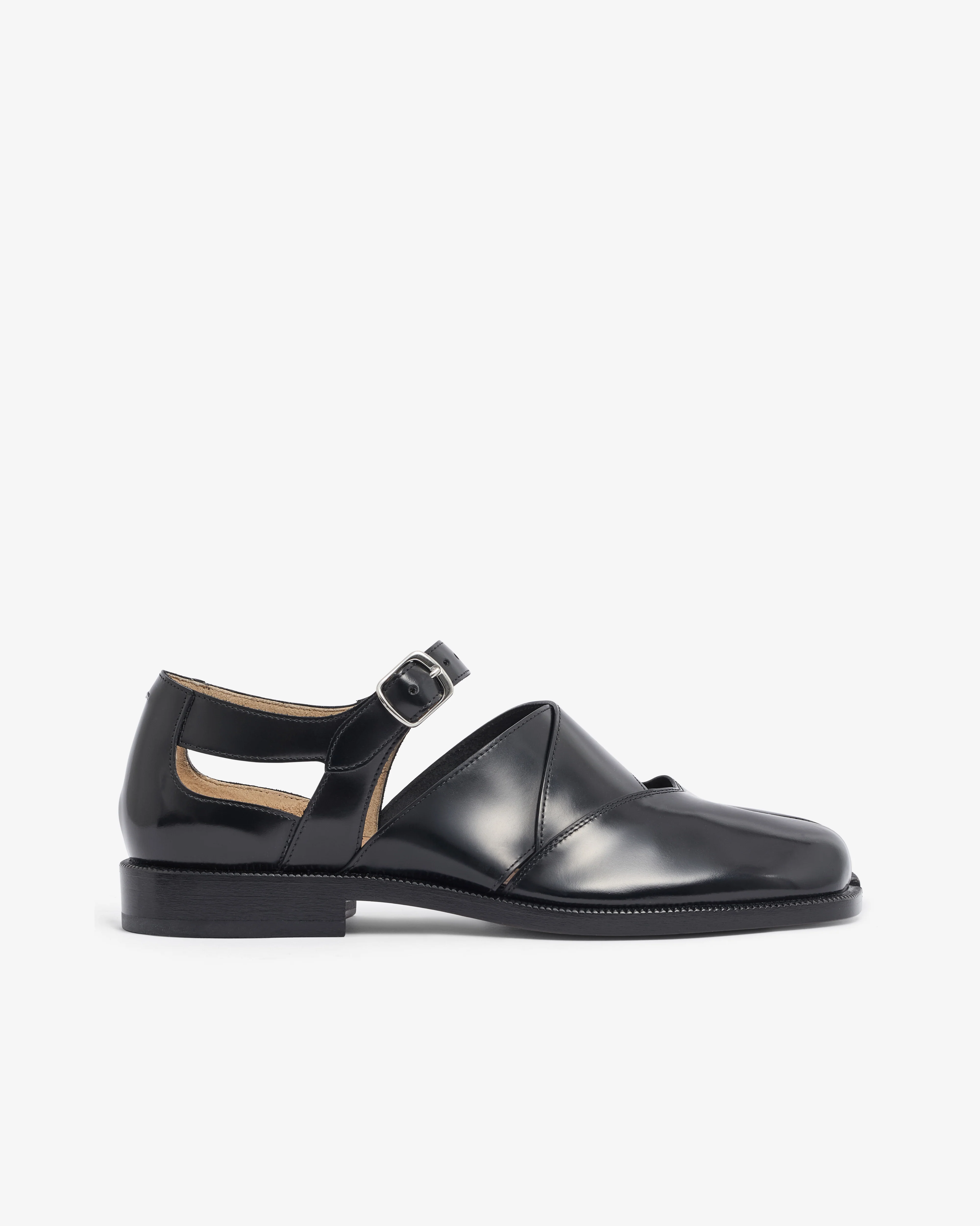Maison Margiela - Women’s Tabi Leather Sandals - (Black)