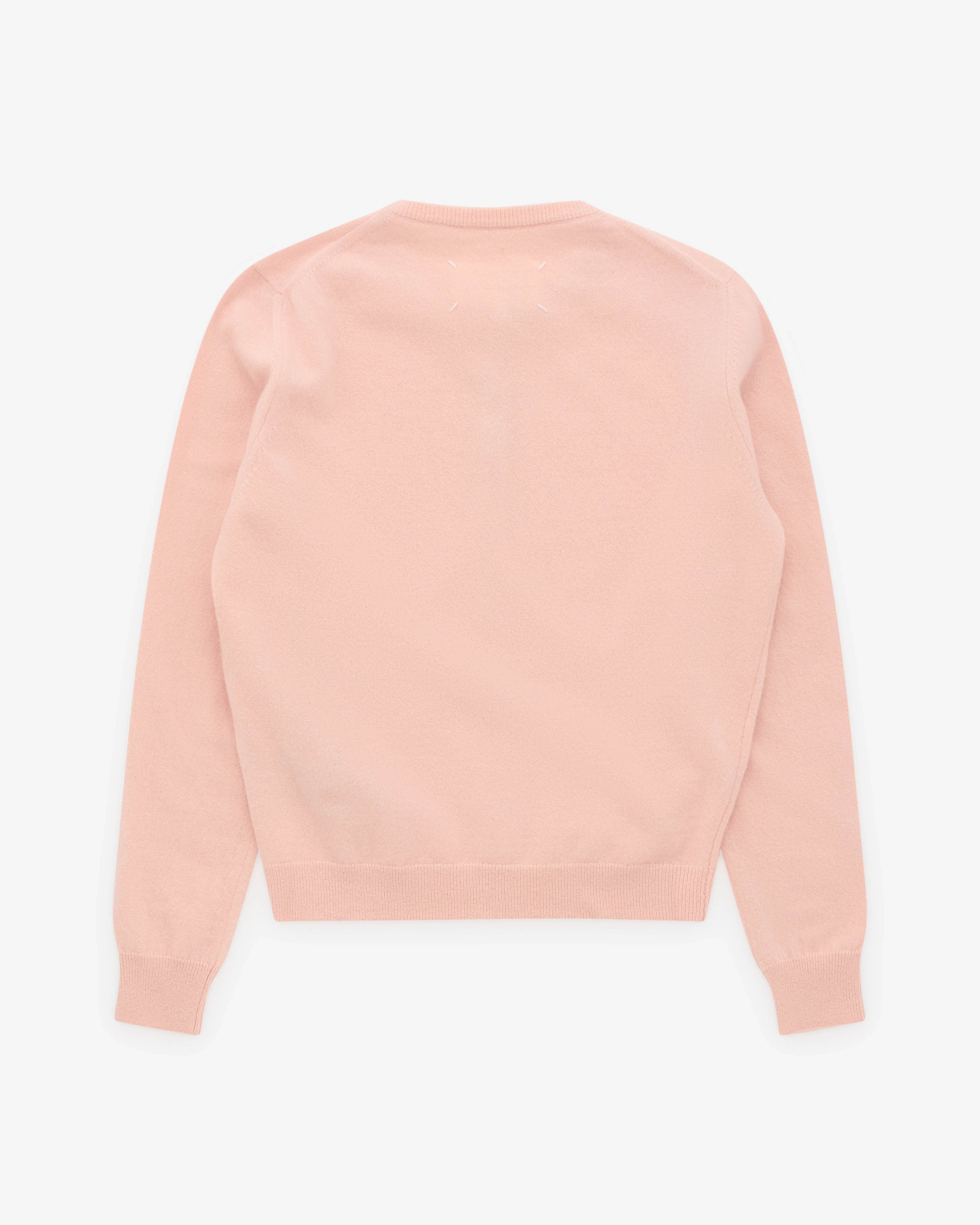Maison Margiela - Women’s Round Neck Cardigan - (Pale Pink) - Image 2
