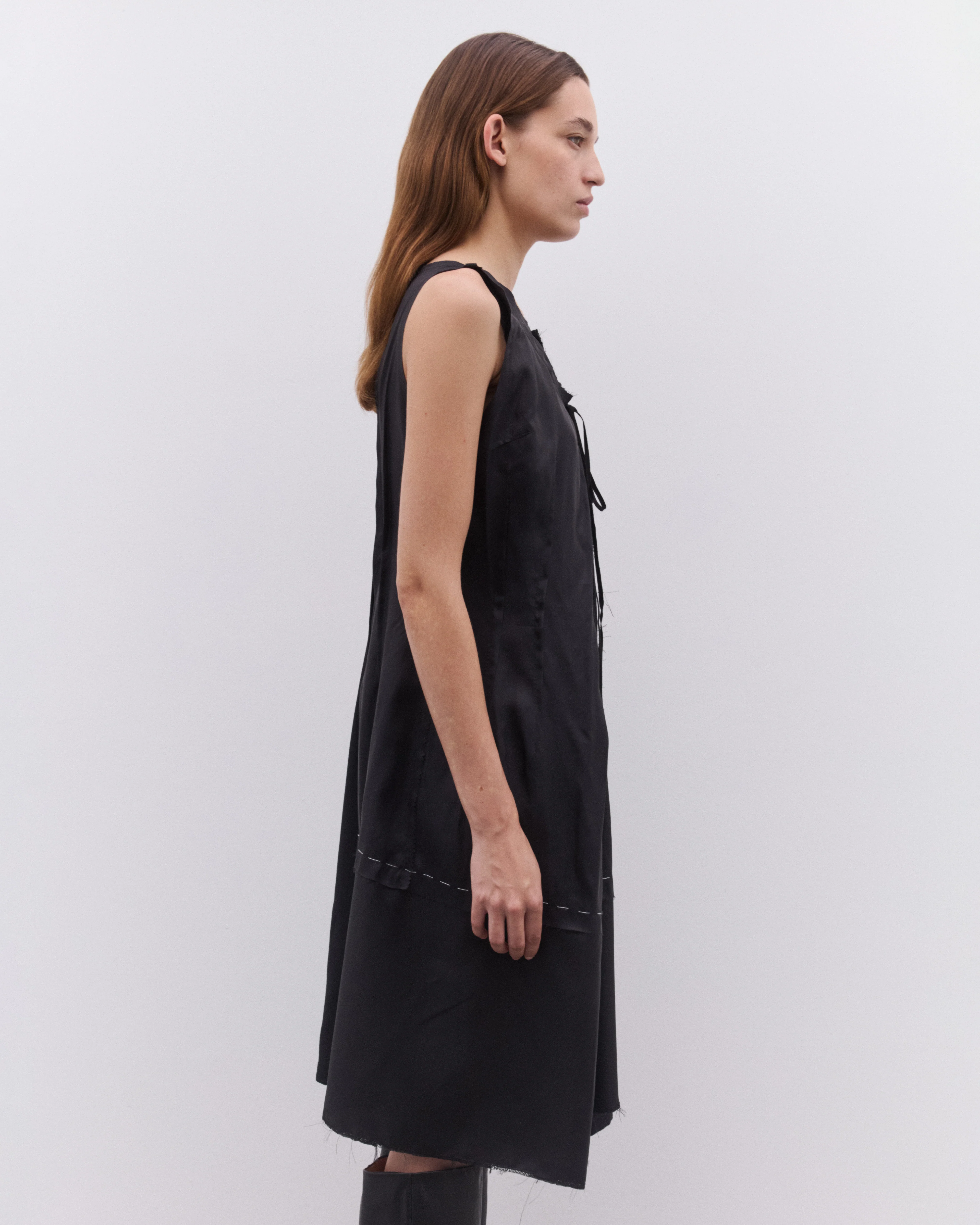 Maison Margiela - Women’s Anonymity Of The Lining Dress - (Black) - Image 4