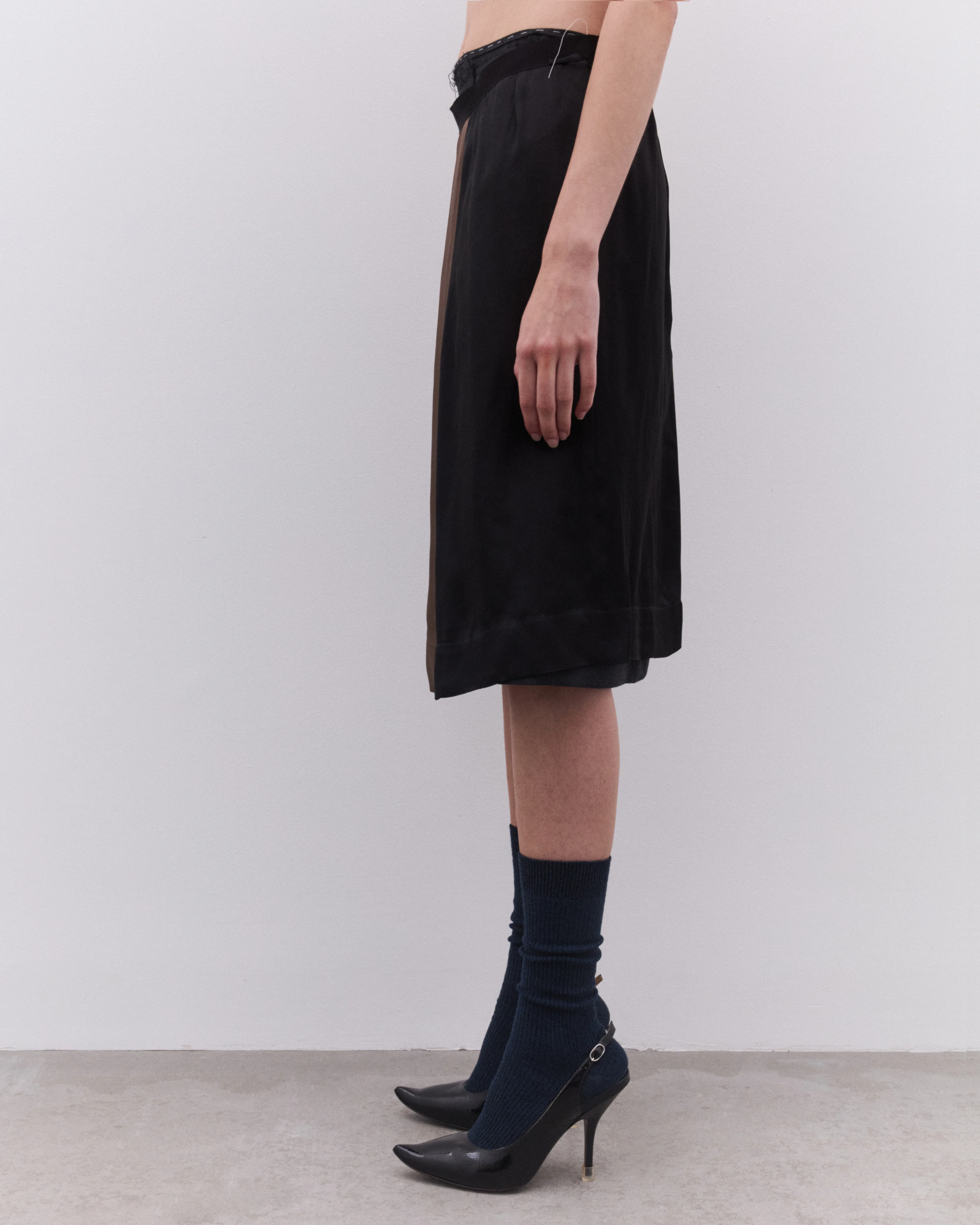 Maison Margiela - Women’s Midi Skirt - (Derby Grey) - Image 4