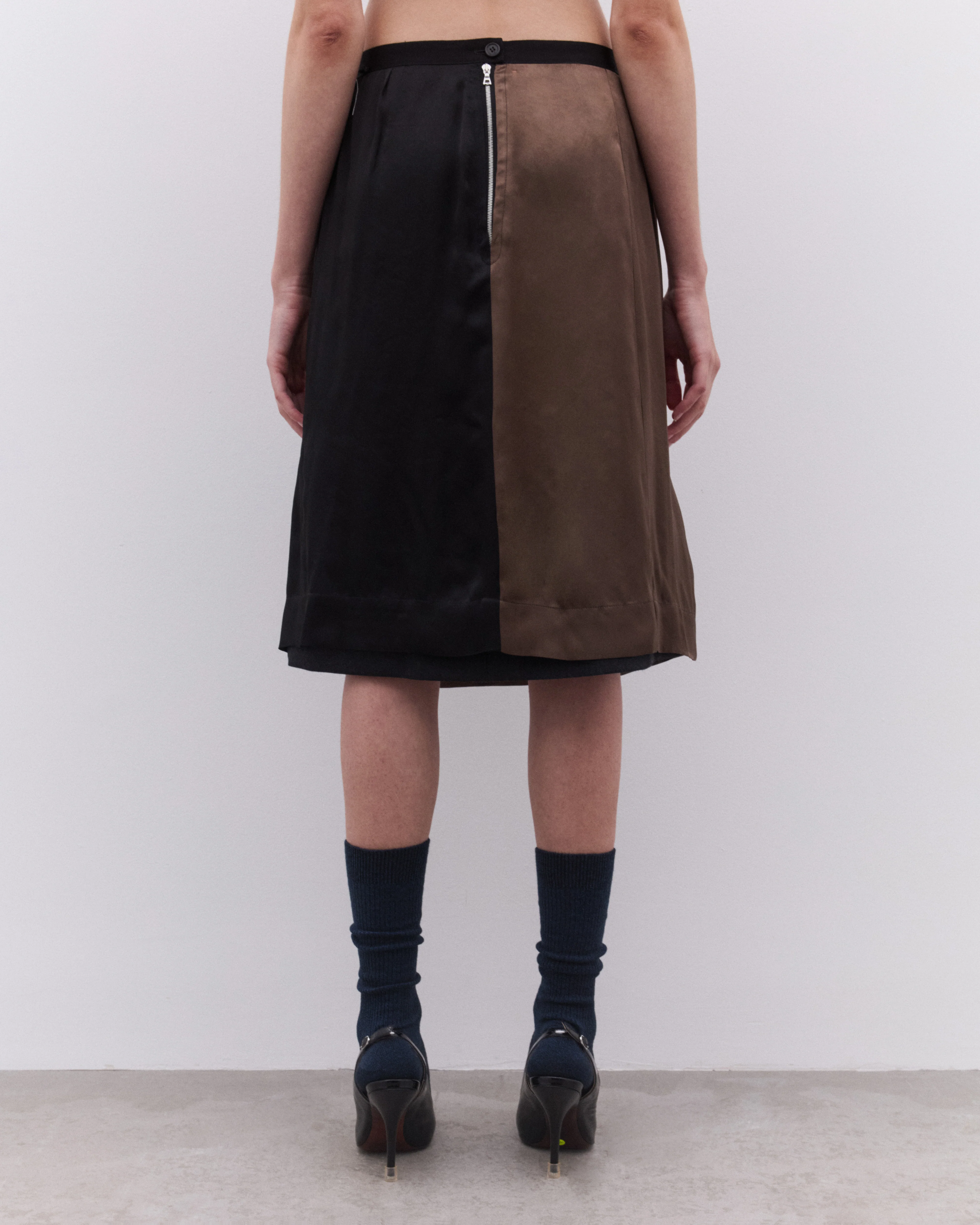 Maison Margiela - Women’s Midi Skirt - (Derby Grey) - Image 5