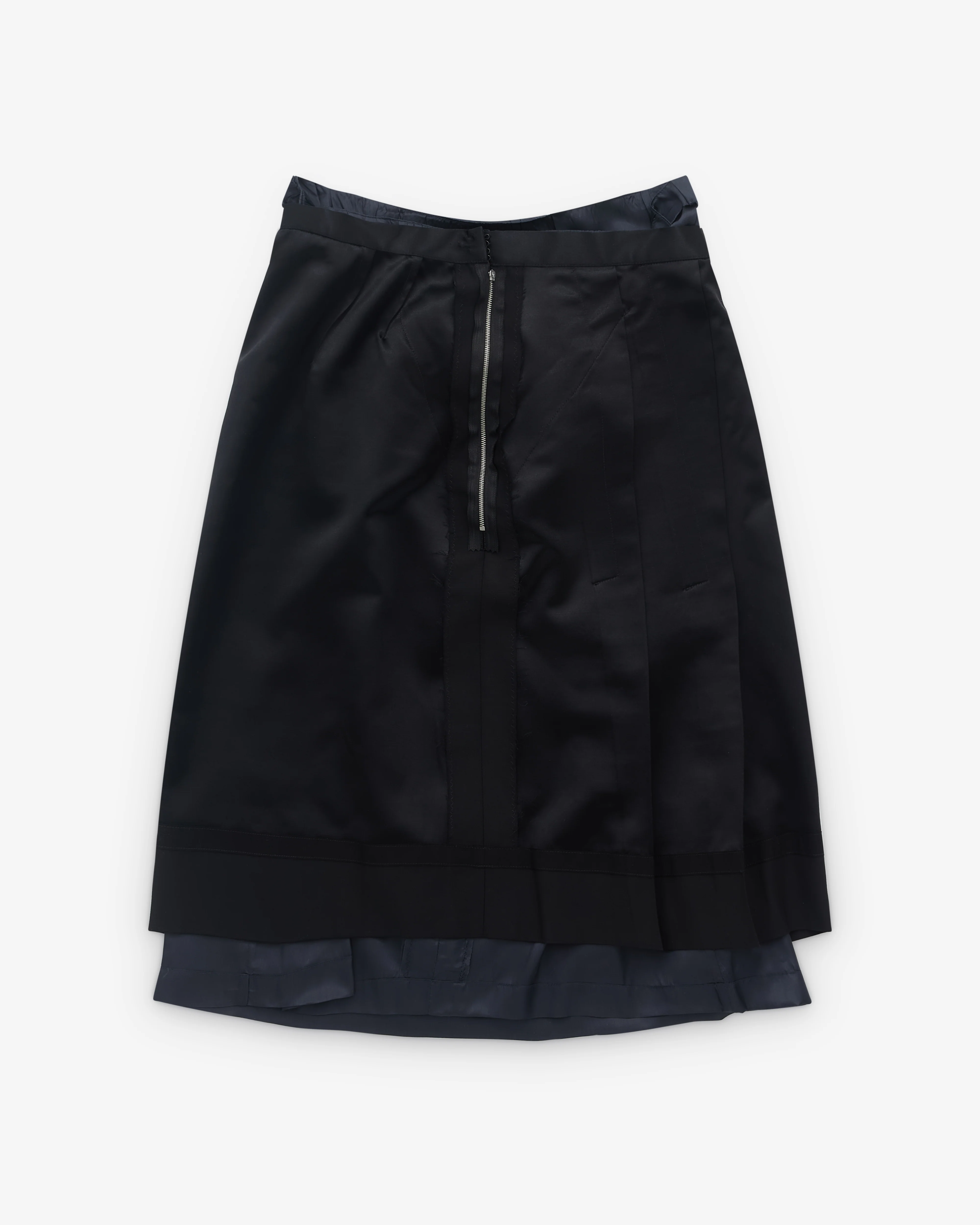 Maison Margiela - Women’s Layered Midi Skirt - (Black) - Image 2