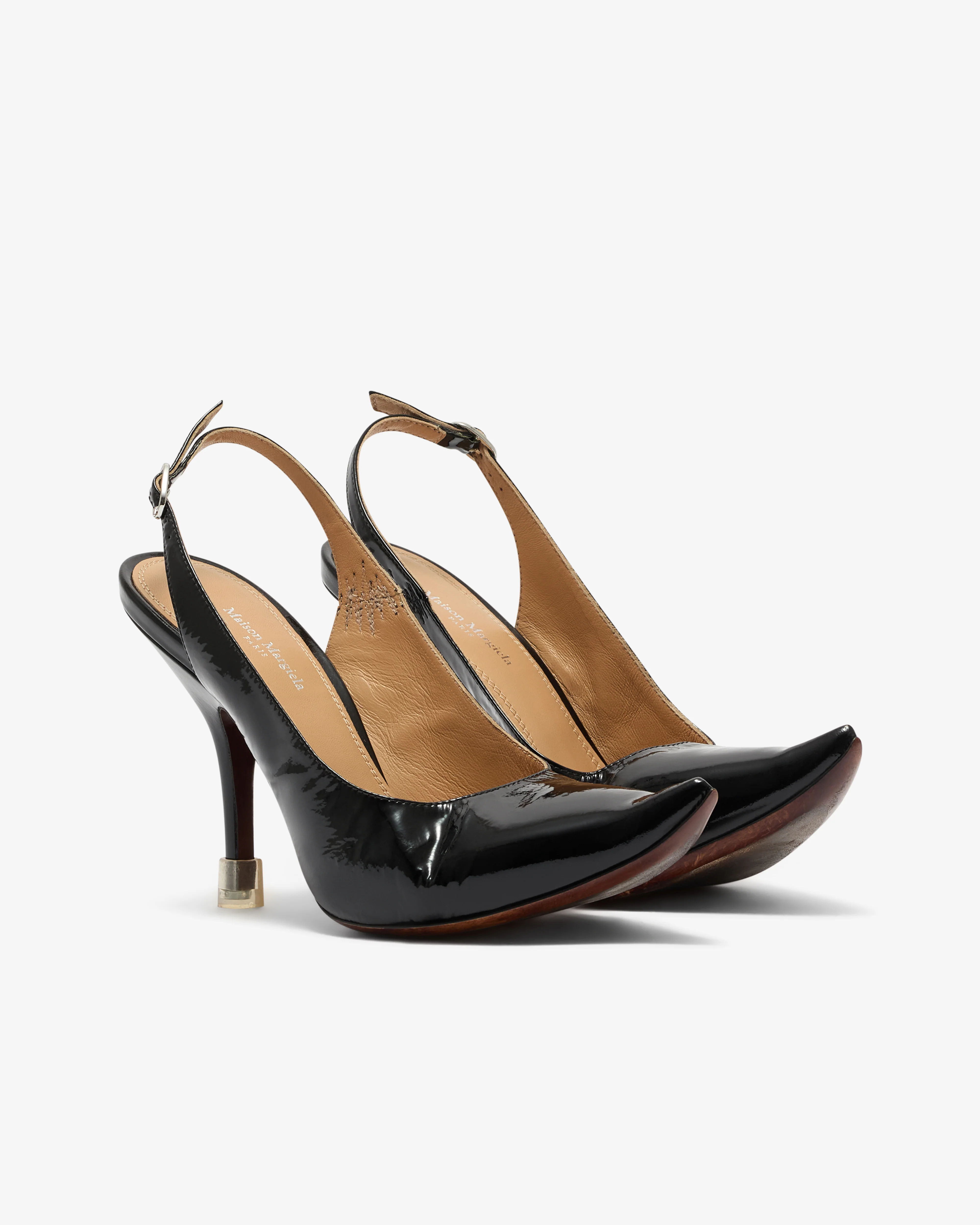 Maison Margiela - Women’s Pointed Toe Heel - (Black) - Image 3